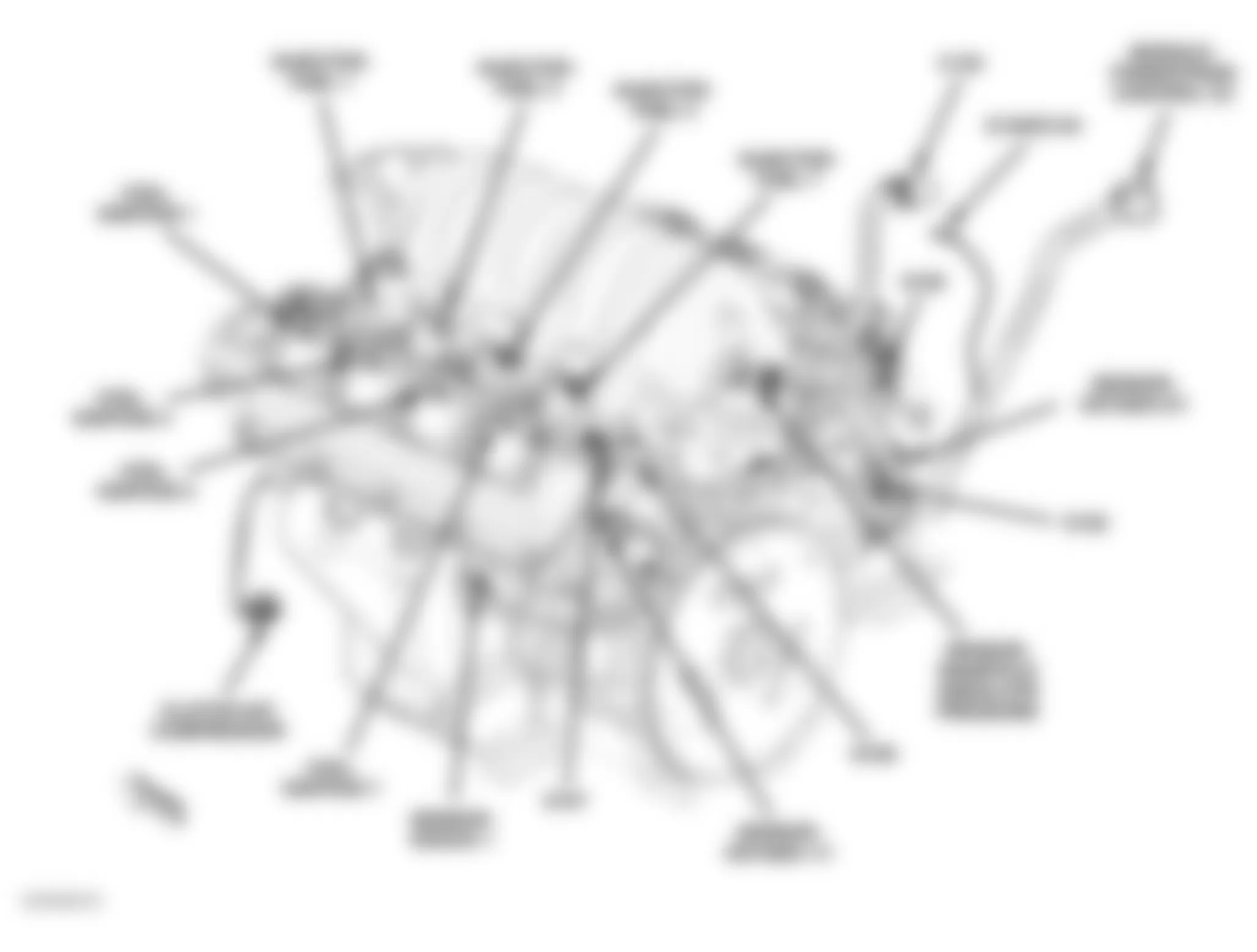 Dodge Charger SE 2007 - Component Locations -  Left Rear Of Engine (6.1L)