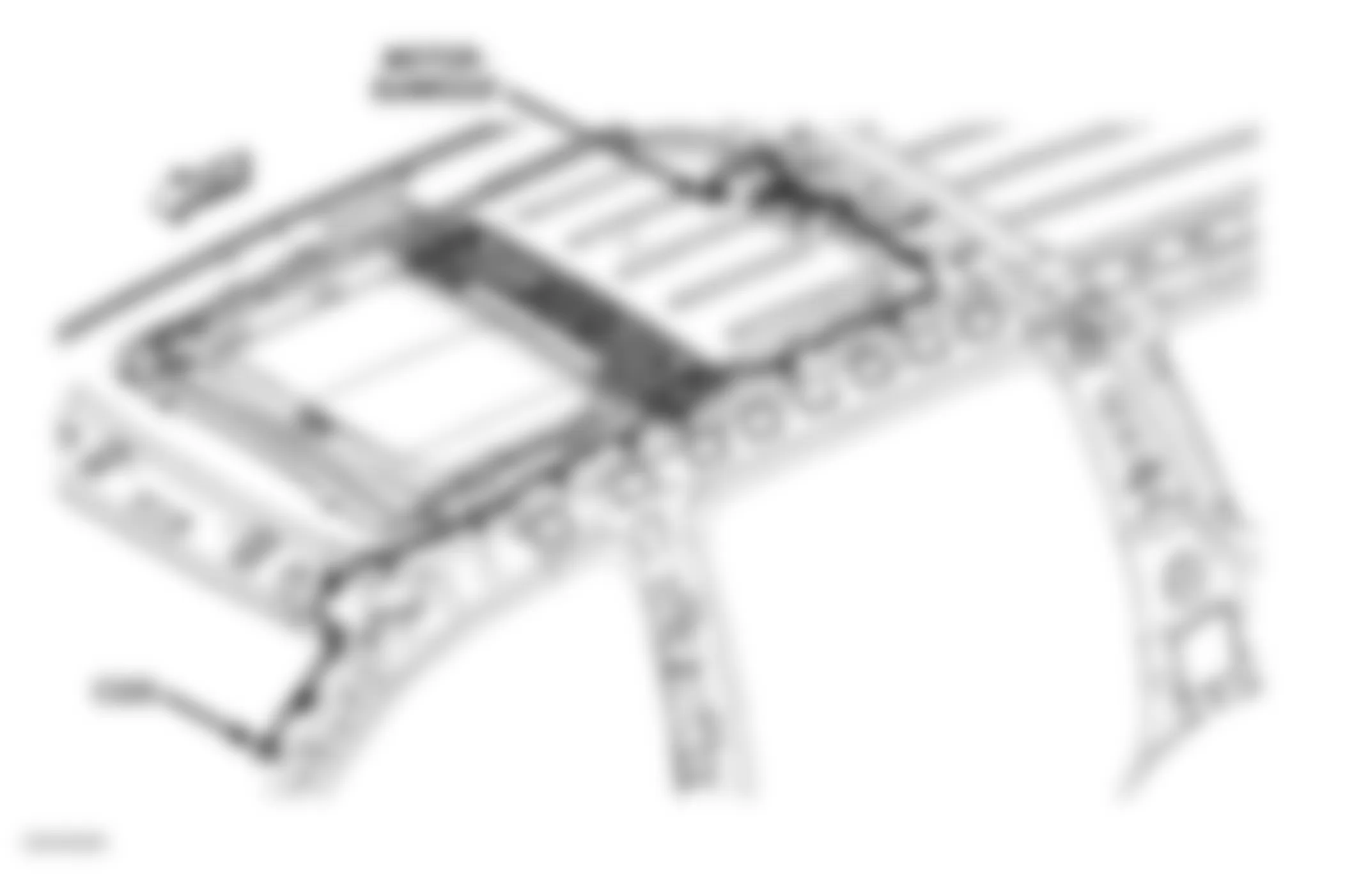 Dodge Durango 2007 - Component Locations -  Roof