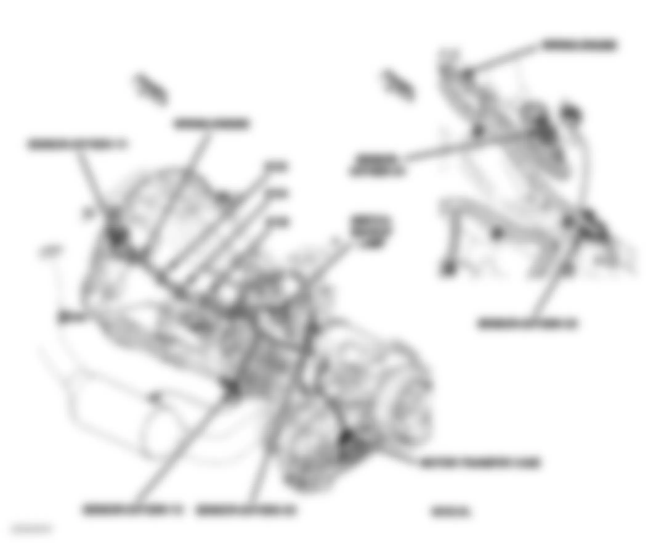 Dodge Nitro R/T 2007 - Component Locations -  Manual Transmission (3.7L)