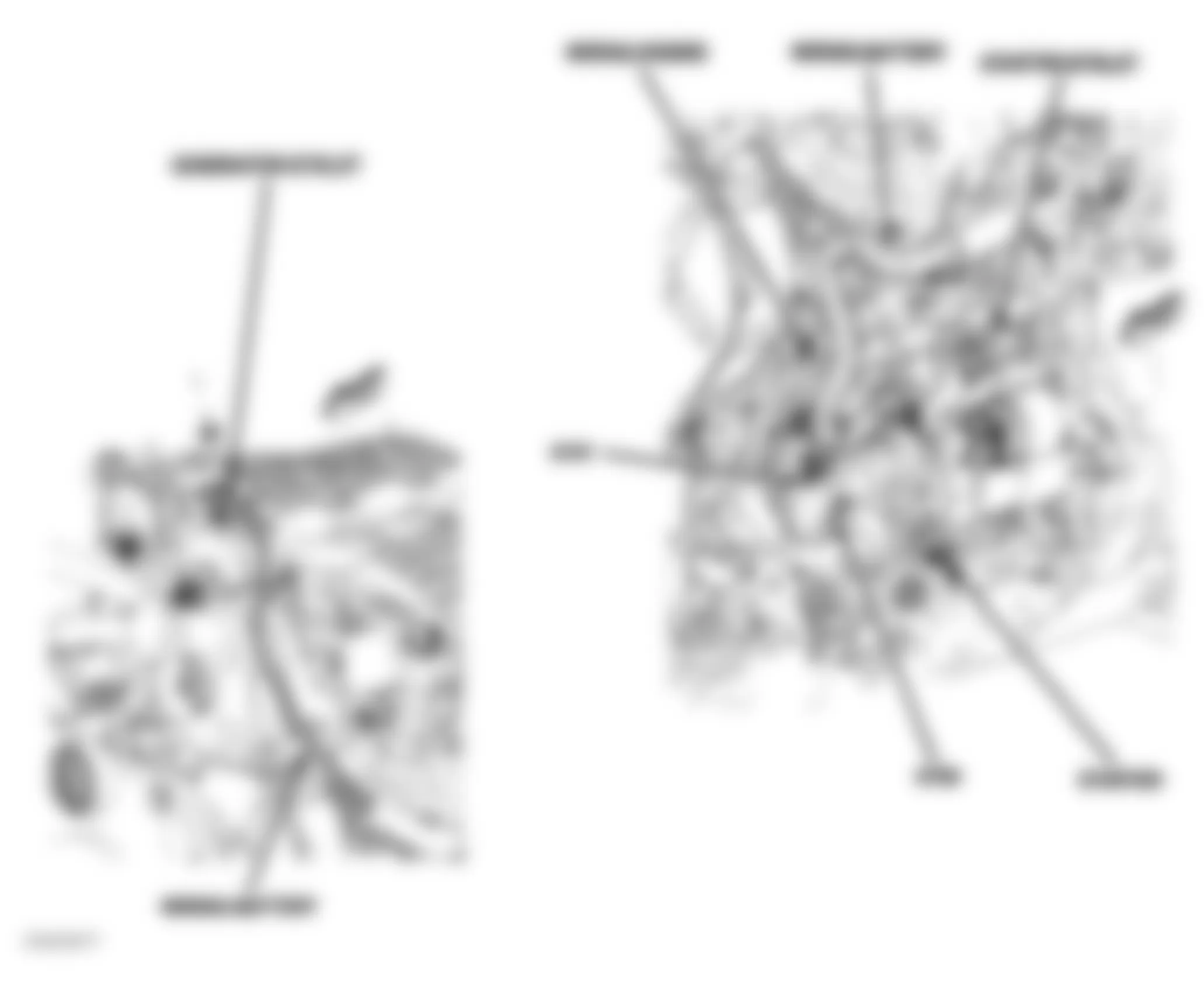 Dodge Nitro R/T 2007 - Component Locations -  Left Side Of Engine (4.0L)