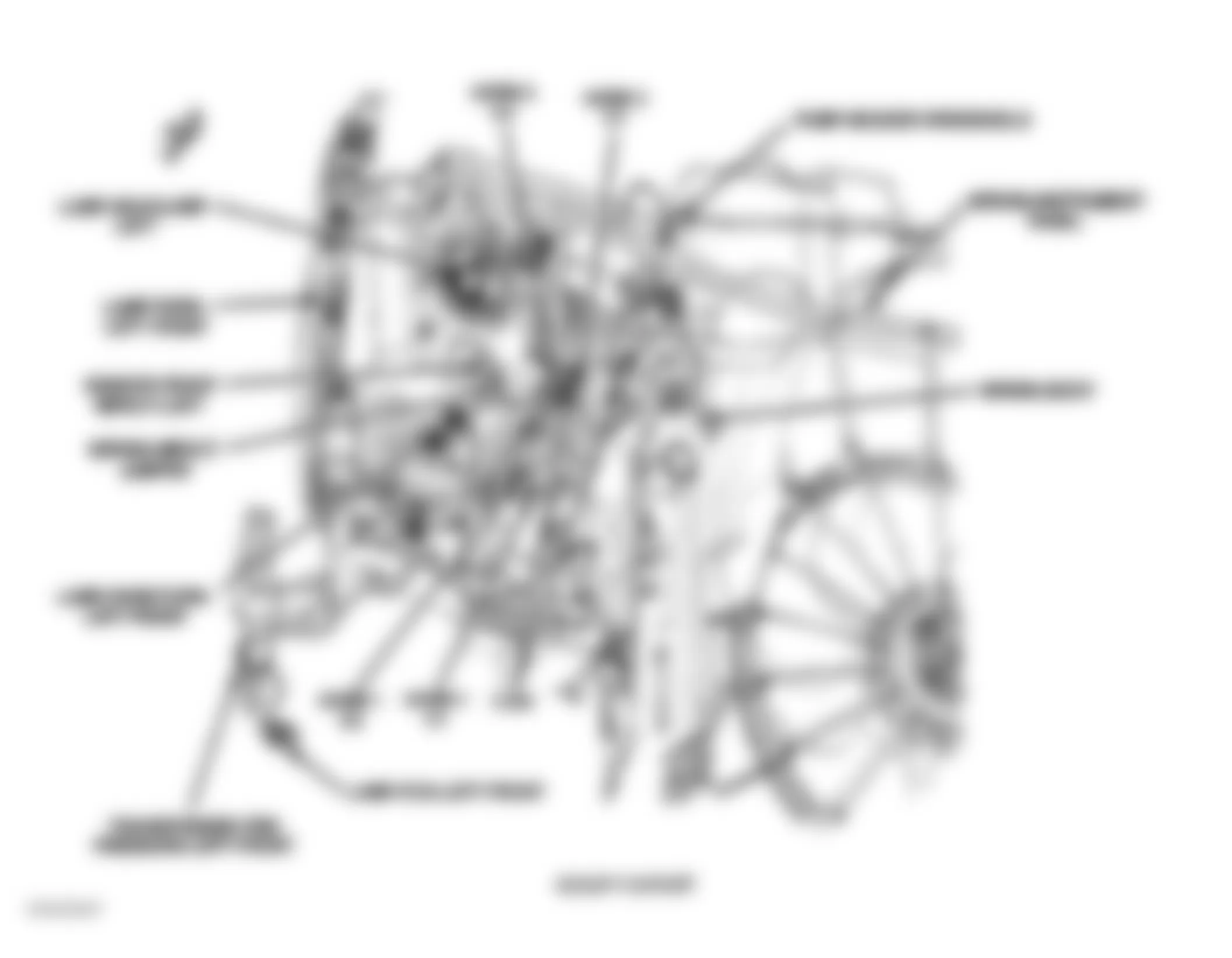 Dodge Nitro R/T 2007 - Component Locations -  Left Front Of Engine Compartment