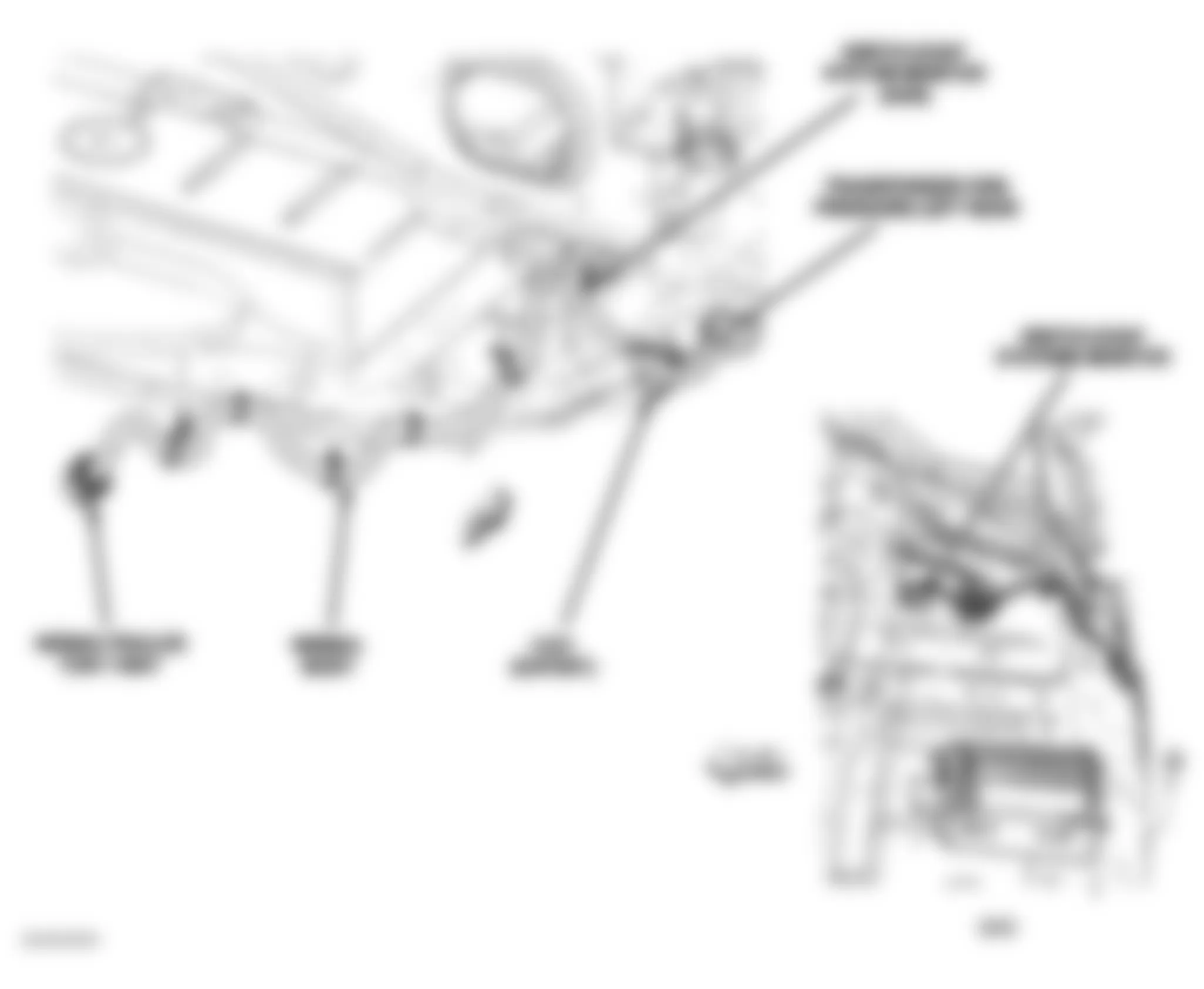 Dodge Nitro R/T 2007 - Component Locations -  Rear Underbody