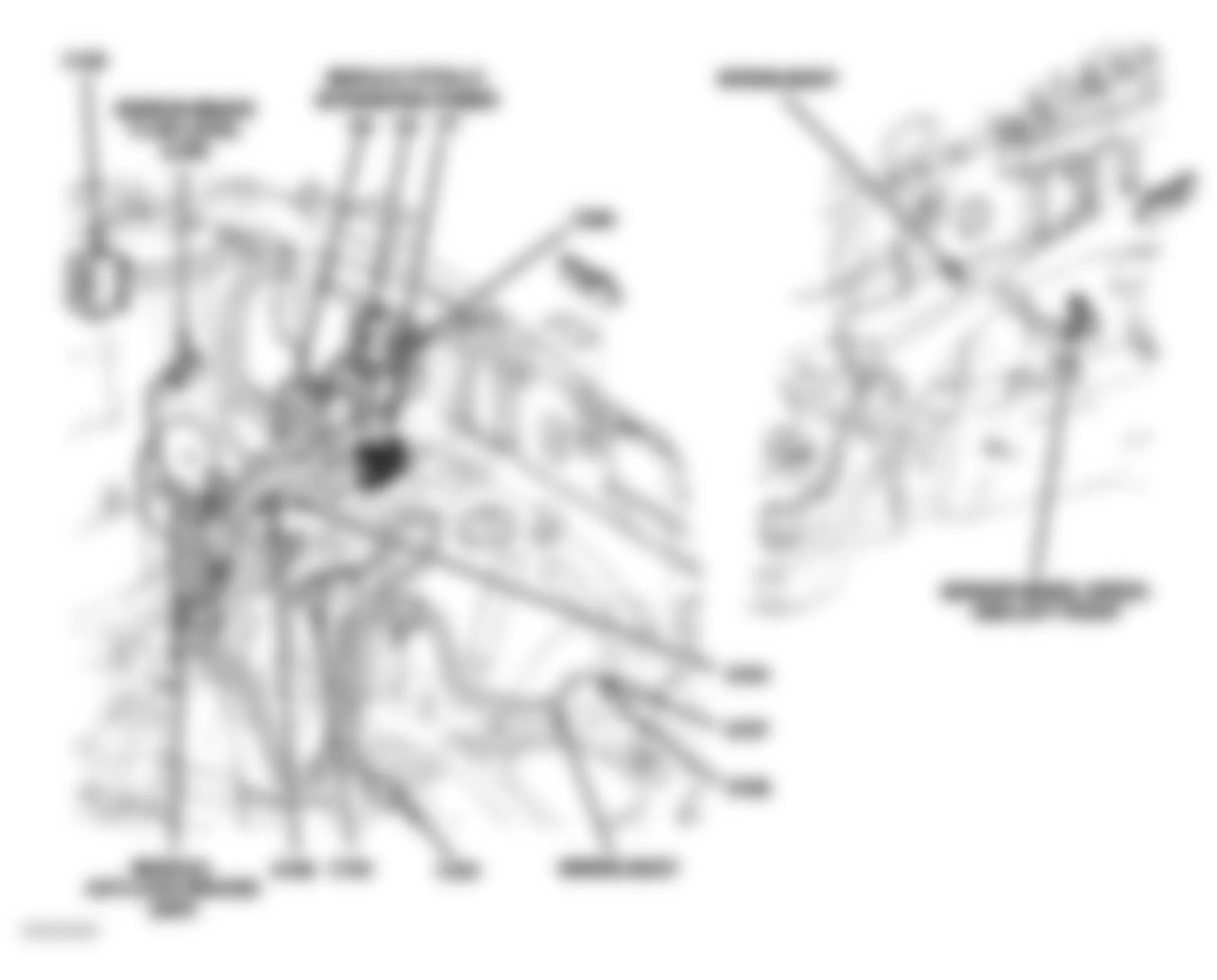 Dodge Nitro SLT 2007 - Component Locations - Left Rear Of Engine Compartment