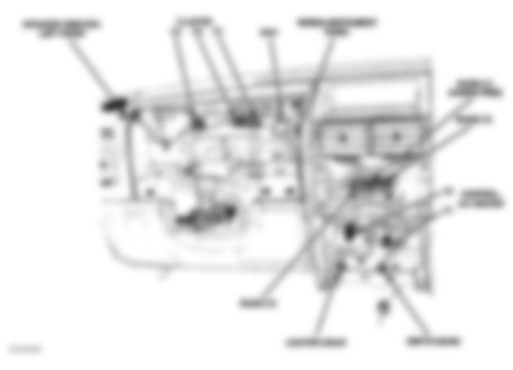 Dodge Nitro SLT 2007 - Component Locations - Left Side Of Dash