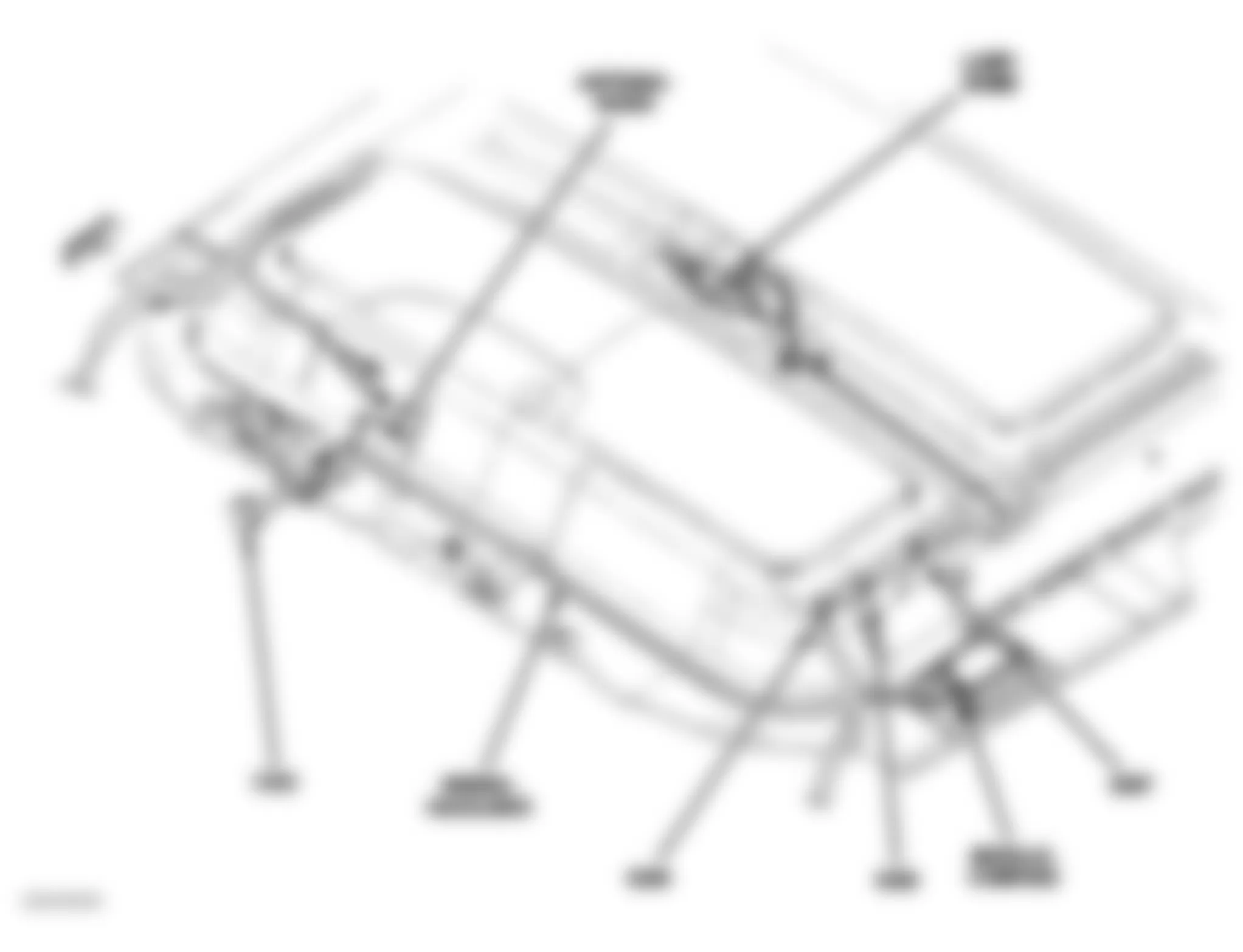 Dodge Nitro SLT 2007 - Component Locations - Rear Of Roof