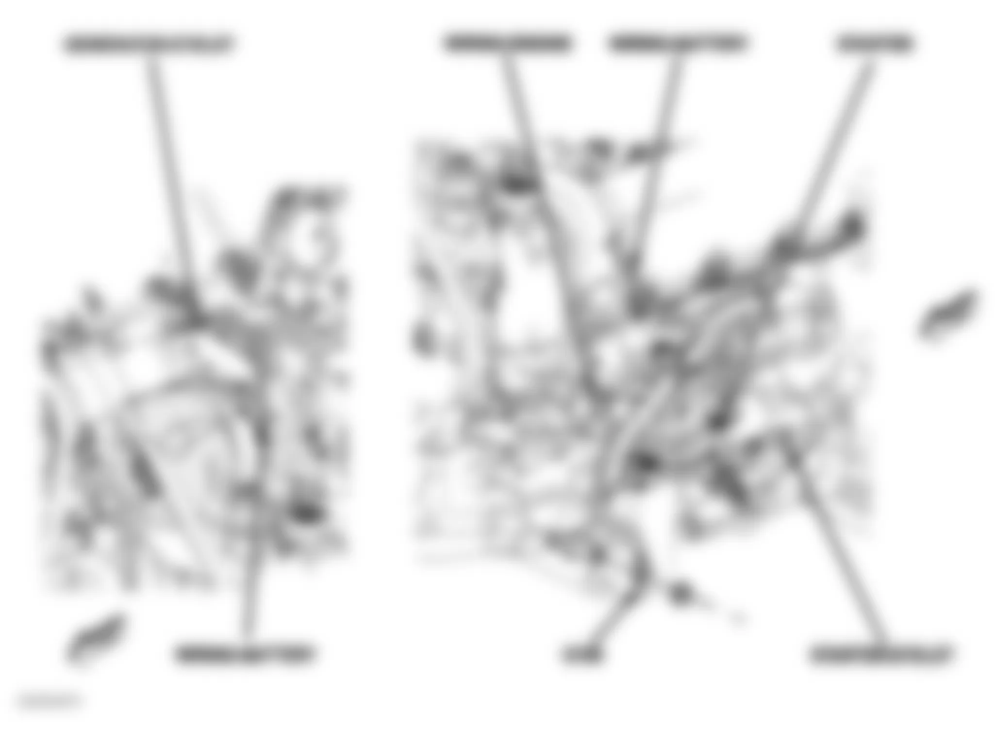 Dodge Nitro SXT 2007 - Component Locations -  Left Side Of Engine (3.7L)