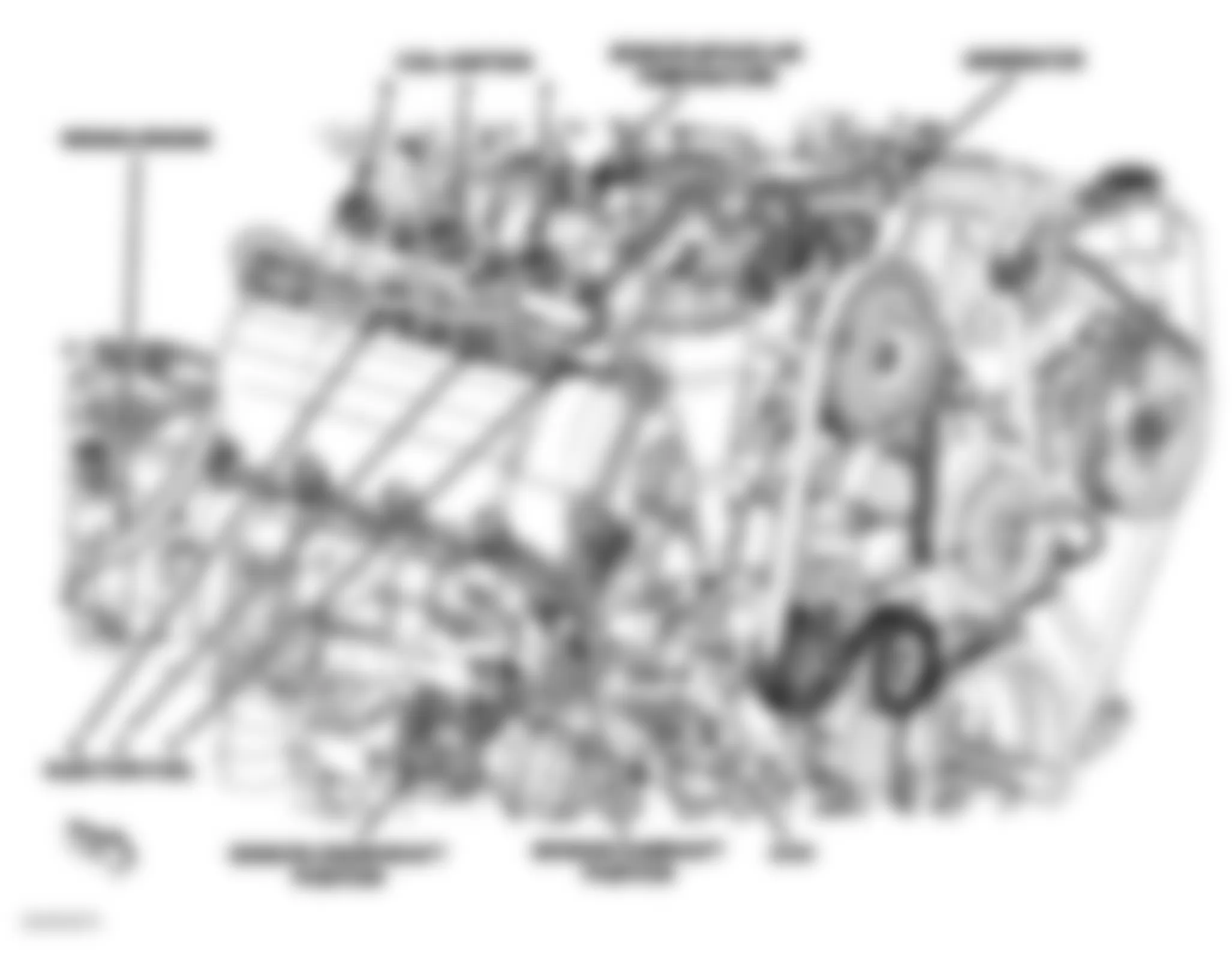 Dodge Nitro SXT 2007 - Component Locations -  Right Side Of Engine (3.7L)