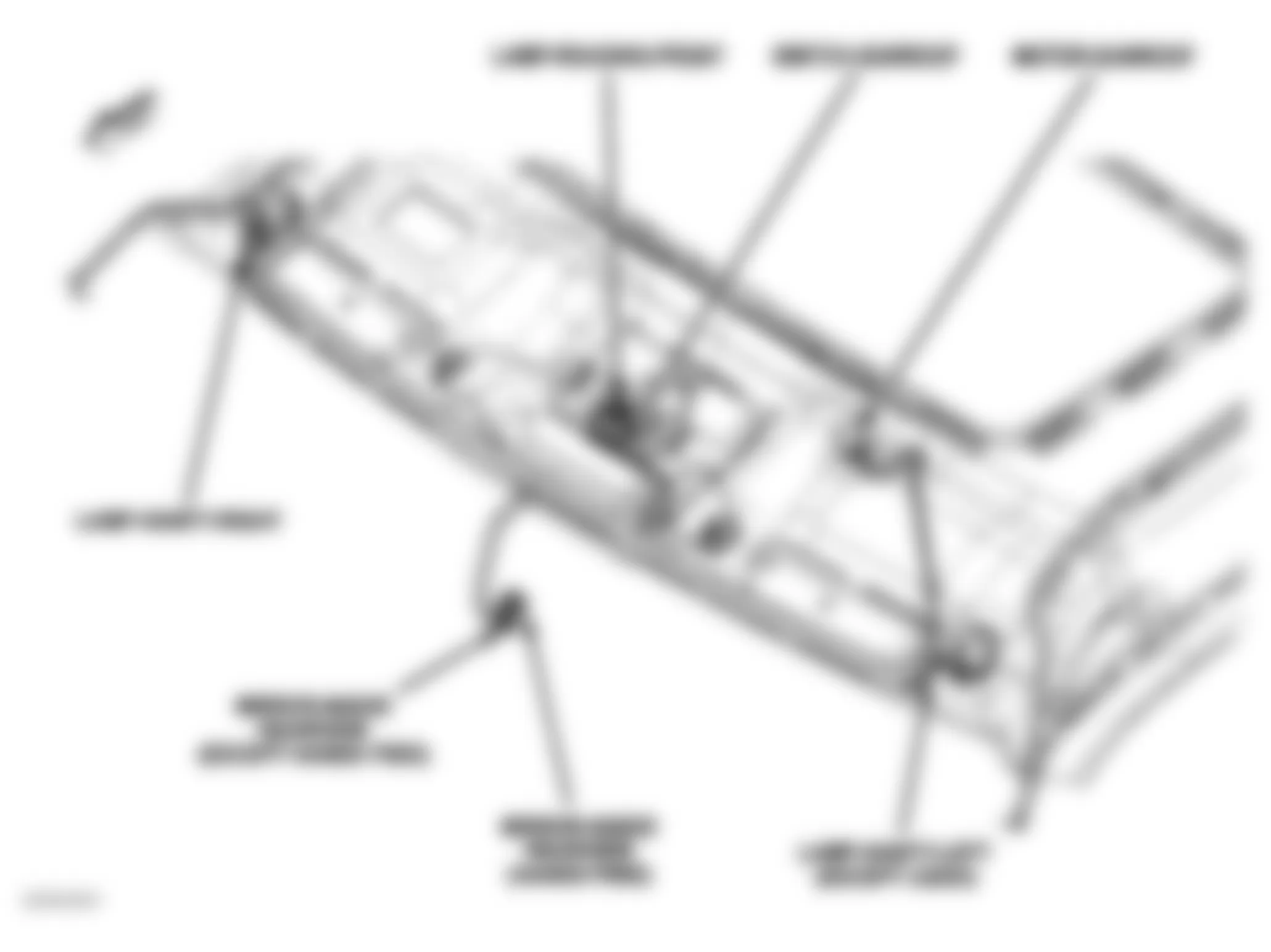 Dodge Nitro SXT 2007 - Component Locations -  Front Of Roof