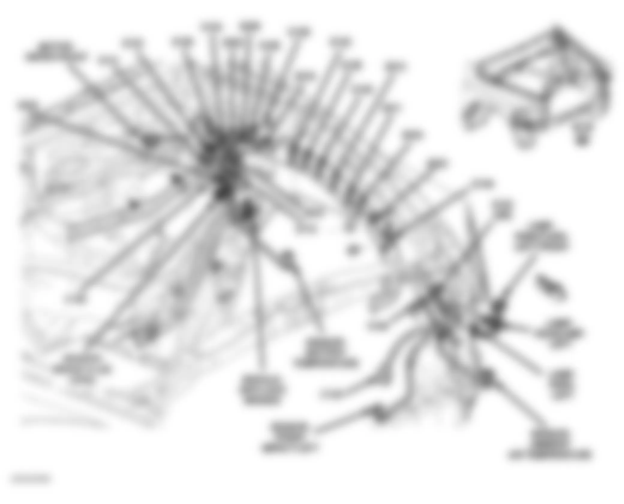 Dodge Pickup R2500 2007 - Component Locations -  Left Side Of Engine Compartment (Except Diesel)