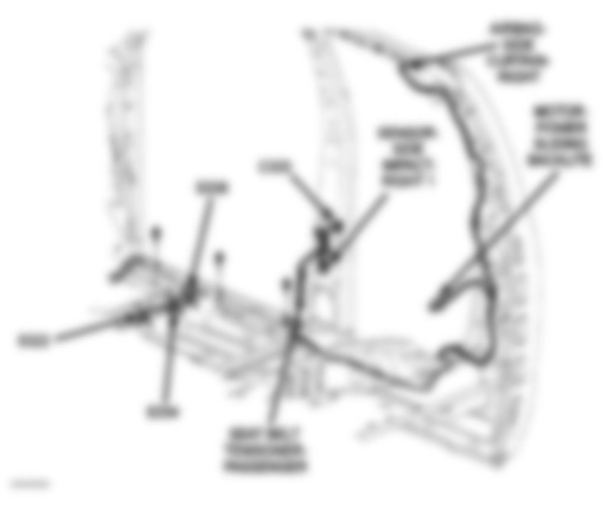 Dodge Pickup R2500 2007 - Component Locations -  Right Side Of Body (Quad Cab & Mega Cab)
