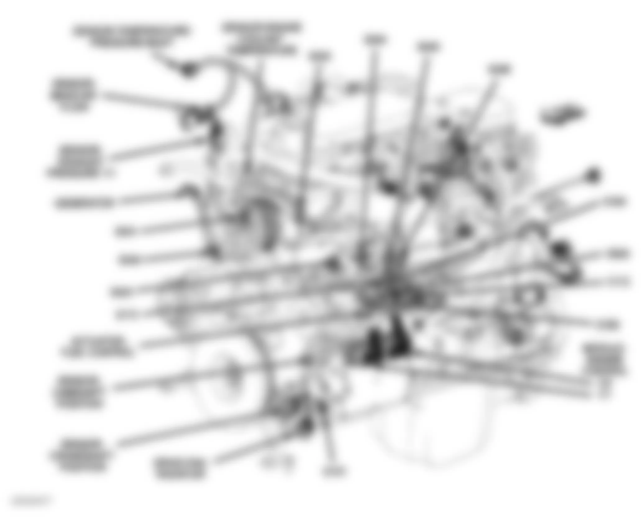 Dodge Pickup R2500 2007 - Component Locations -  Left Side Of Engine (6.7L)