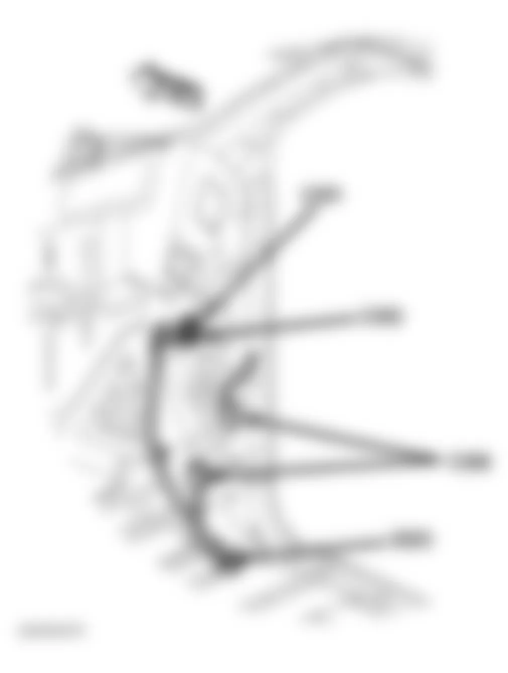 Dodge Pickup R2500 2007 - Component Locations -  Right Kick Panel