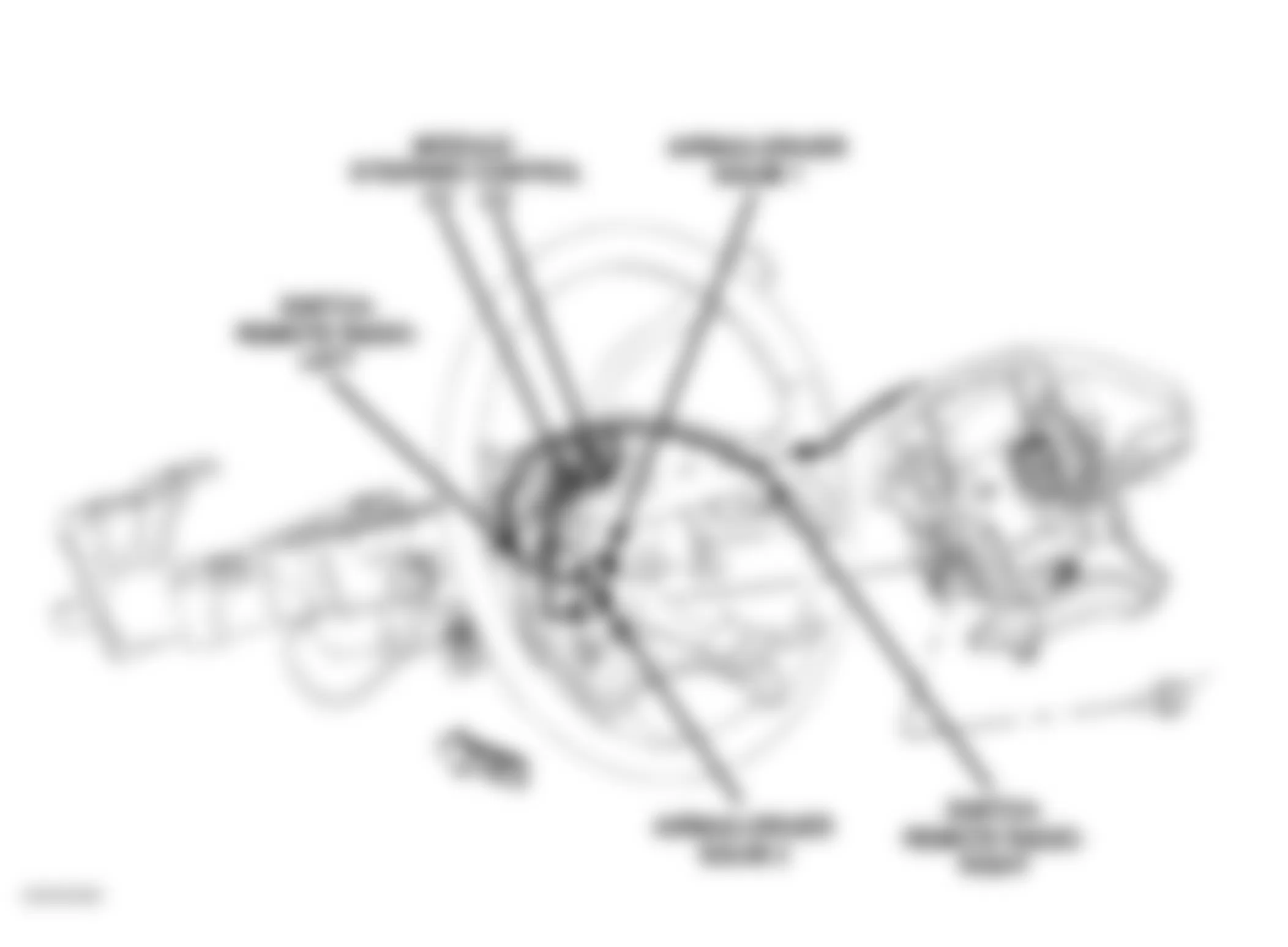 Dodge Pickup R2500 2007 - Component Locations -  Steering Wheel