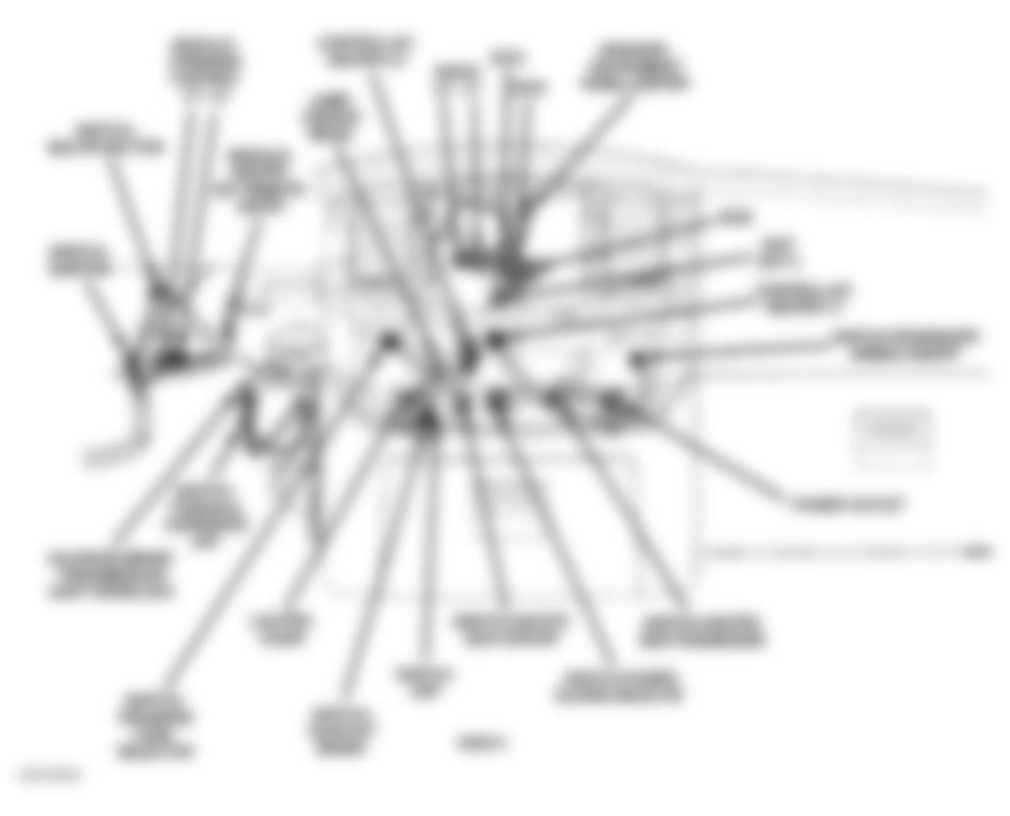 Dodge Pickup R2500 2007 - Component Locations -  Left & Center Of Dash