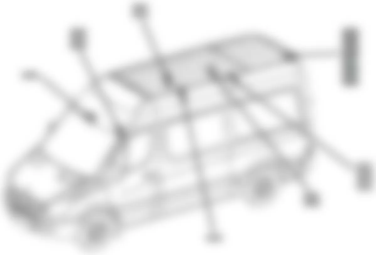 Dodge Sprinter 2500 2007 - Component Locations -  Vehicle Roof