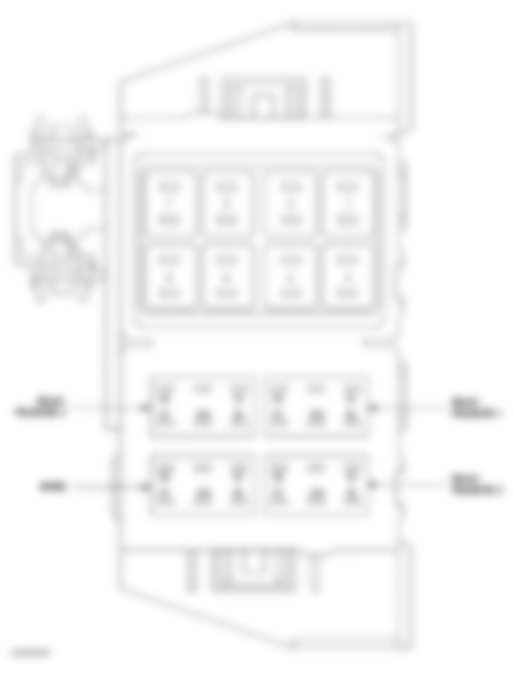 Dodge Charger SE 2008 - Component Locations -  Police Fuse/Relay Block