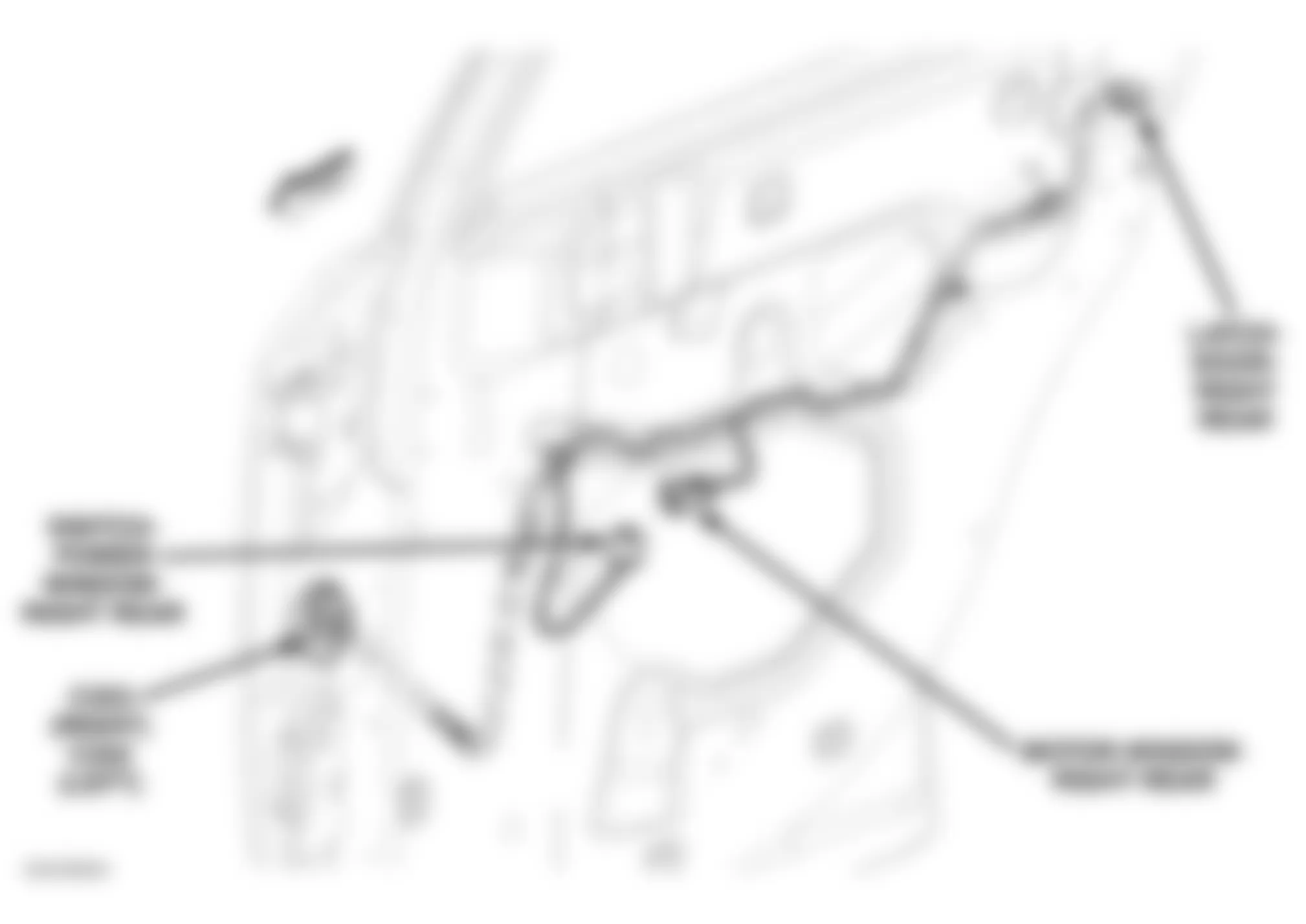 Dodge Magnum R/T 2008 - Component Locations - Left/Right Rear Door