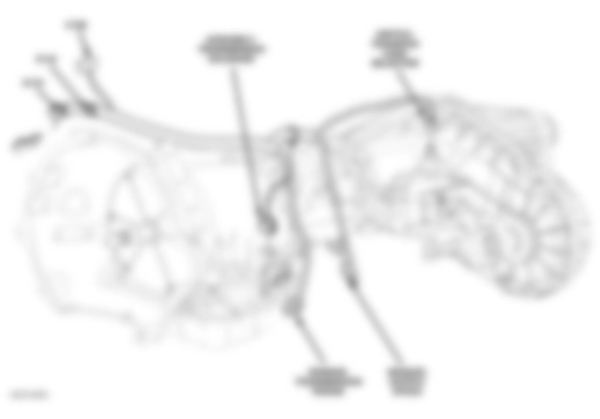 Dodge Pickup R1500 2008 - Component Locations - Automatic Transmission & Transfer Case (5.9L Diesel)