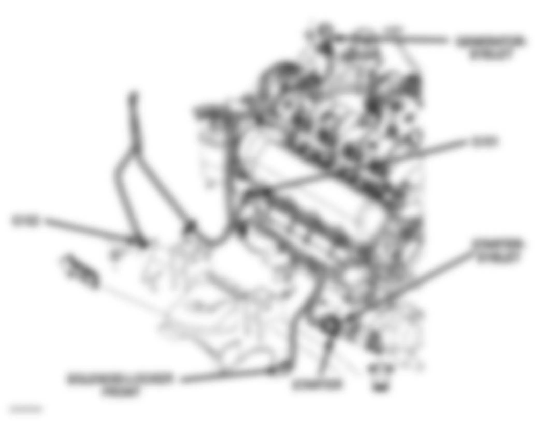 Dodge Pickup R1500 2008 - Component Locations - Left Side Of Engine Compartment