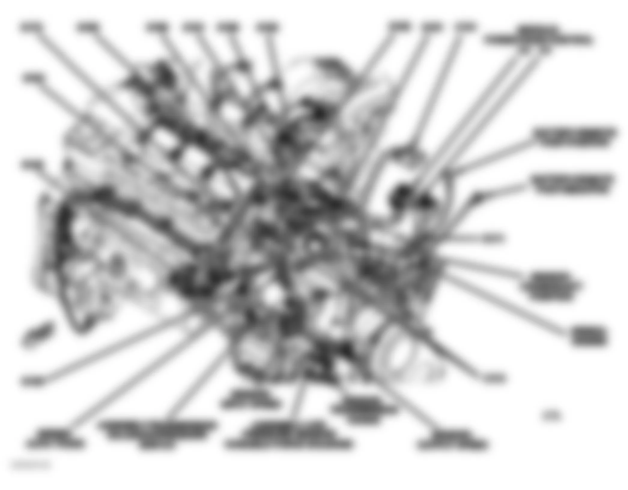 Dodge Avenger R/T 2009 - Component Locations -  Left Side Of Engine (2.7L)