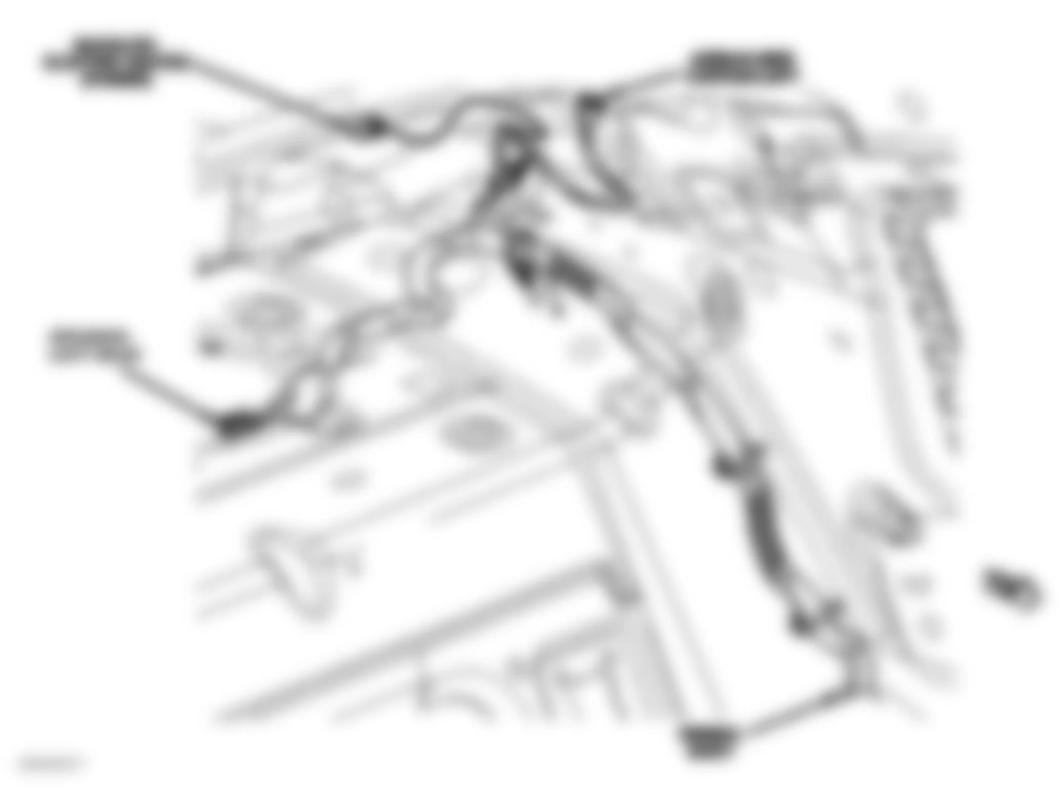 Dodge Avenger R/T 2009 - Component Locations -  Left C Pillar (Right Similar) (Except Convertible)