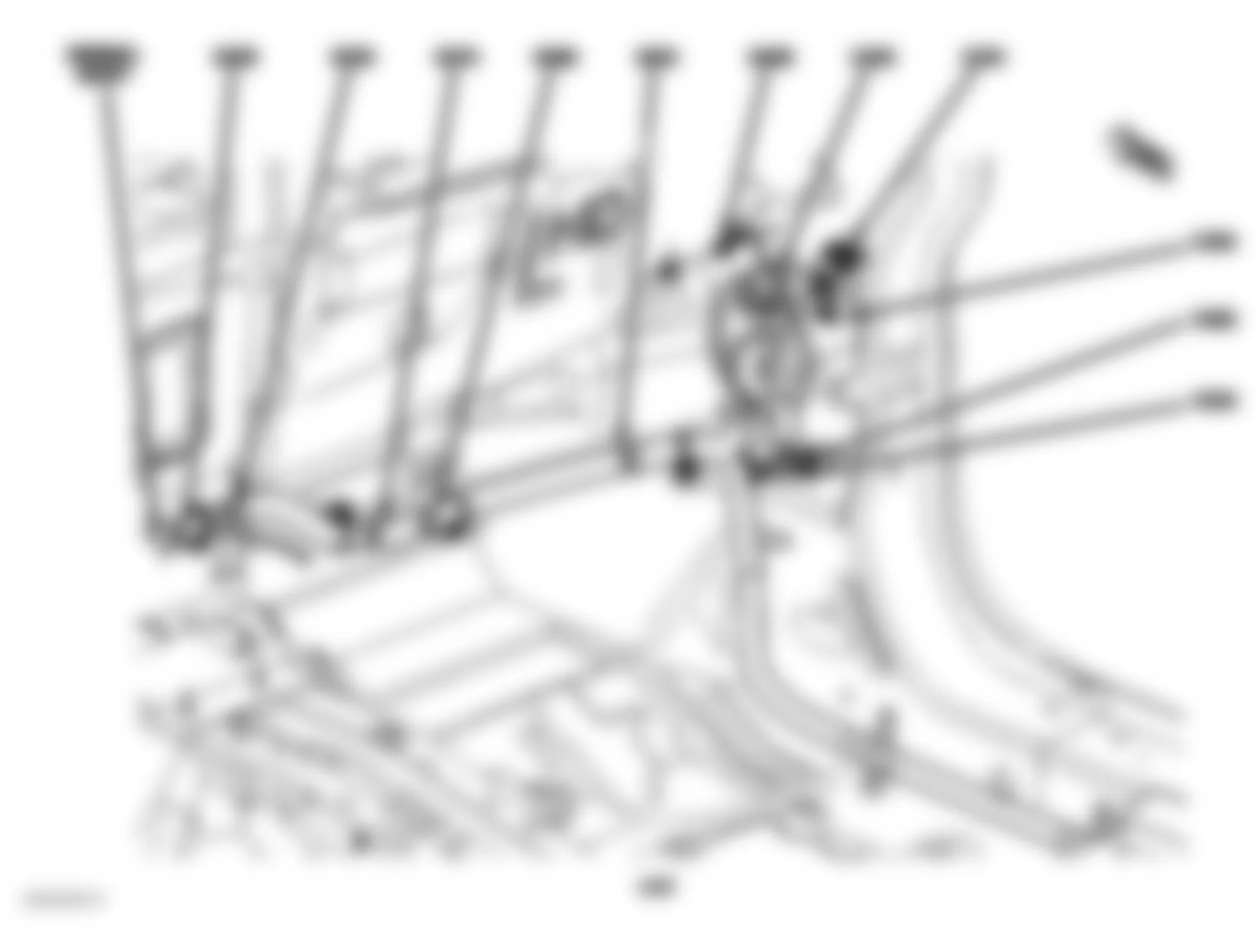 Dodge Avenger SXT 2009 - Component Locations -  Right Kick Panel