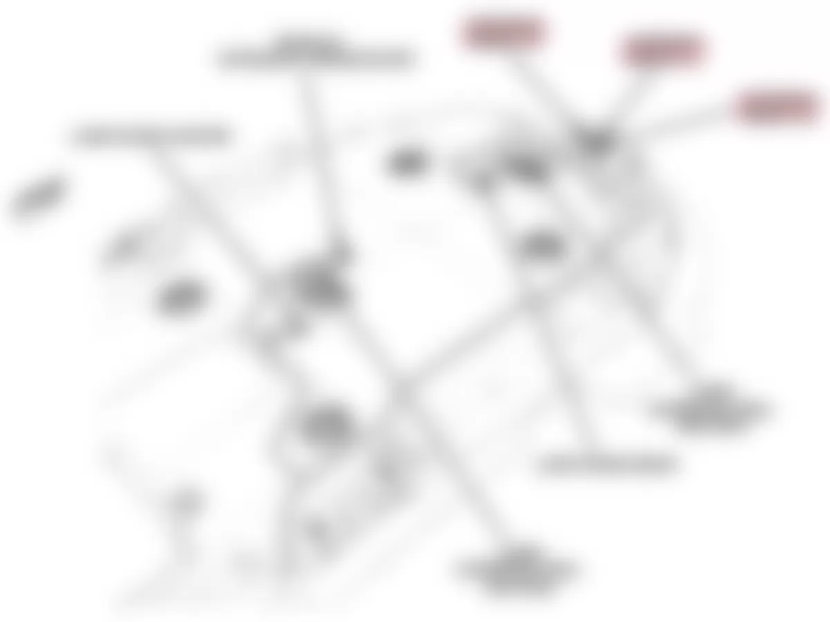 Dodge Journey SE 2009 - Component Locations -  Overhead Rail