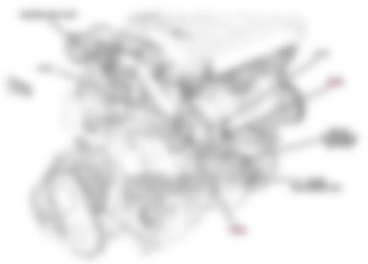 Dodge Journey SE 2009 - Component Locations -  Right Side Of Engine (2.4L)