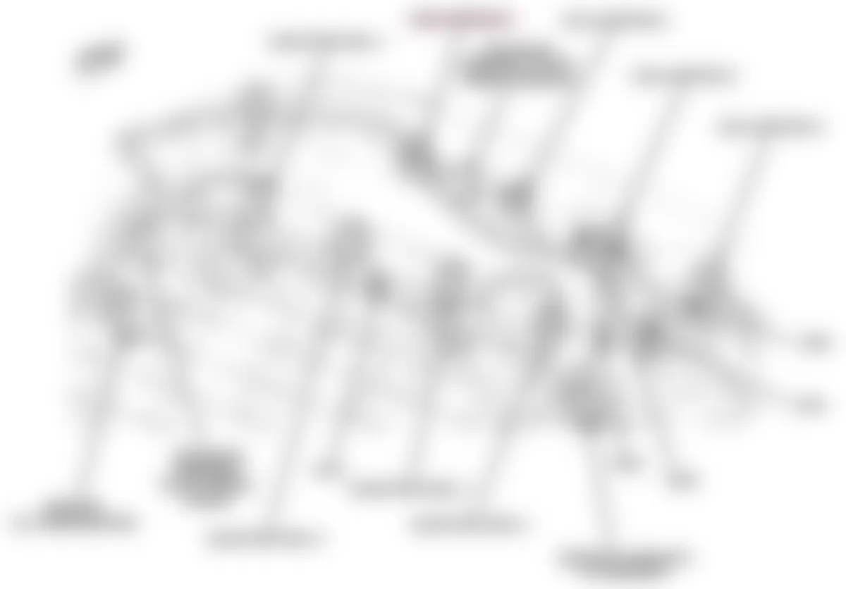 Dodge Journey SE 2009 - Component Locations -  Top Of Engine (2.4L)