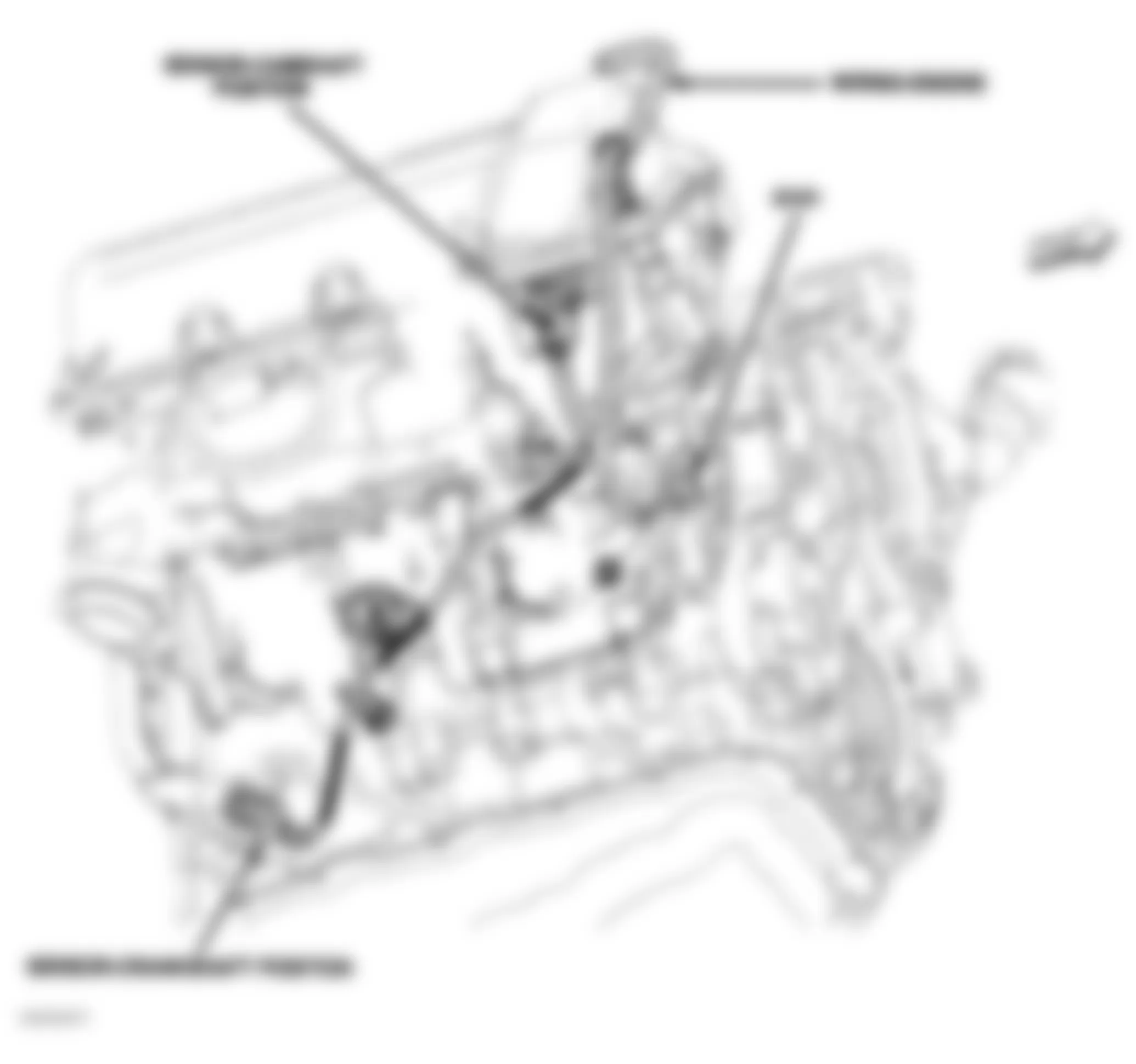 Dodge Nitro R/T 2009 - Component Locations -  Right Side Of Engine (3.7L)