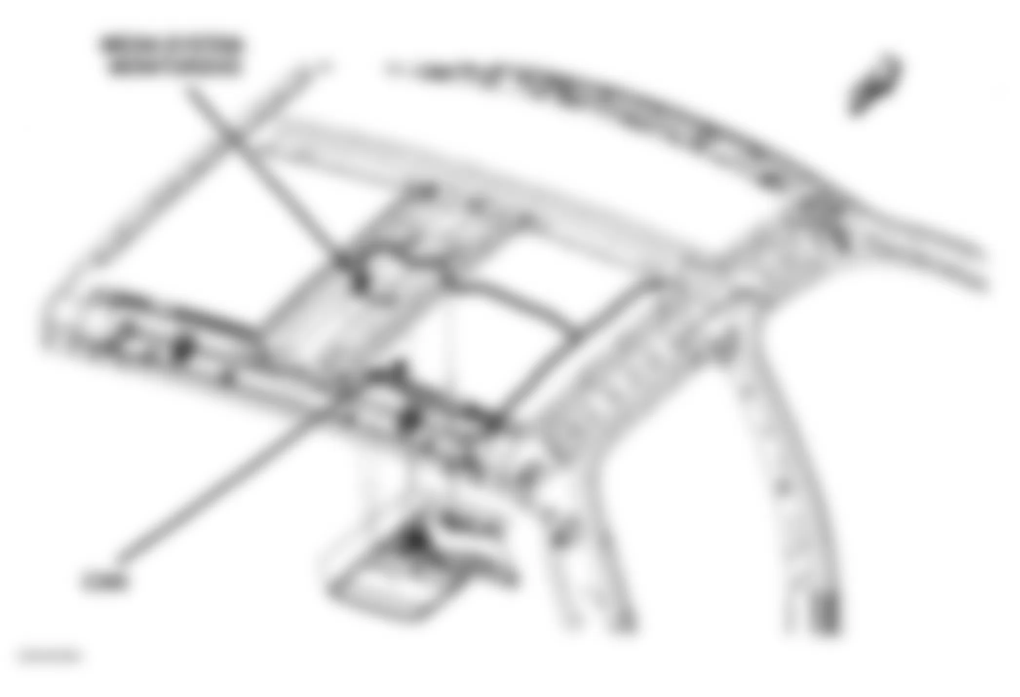 Dodge Pickup R2500 2009 - Component Locations -  Center Headliner