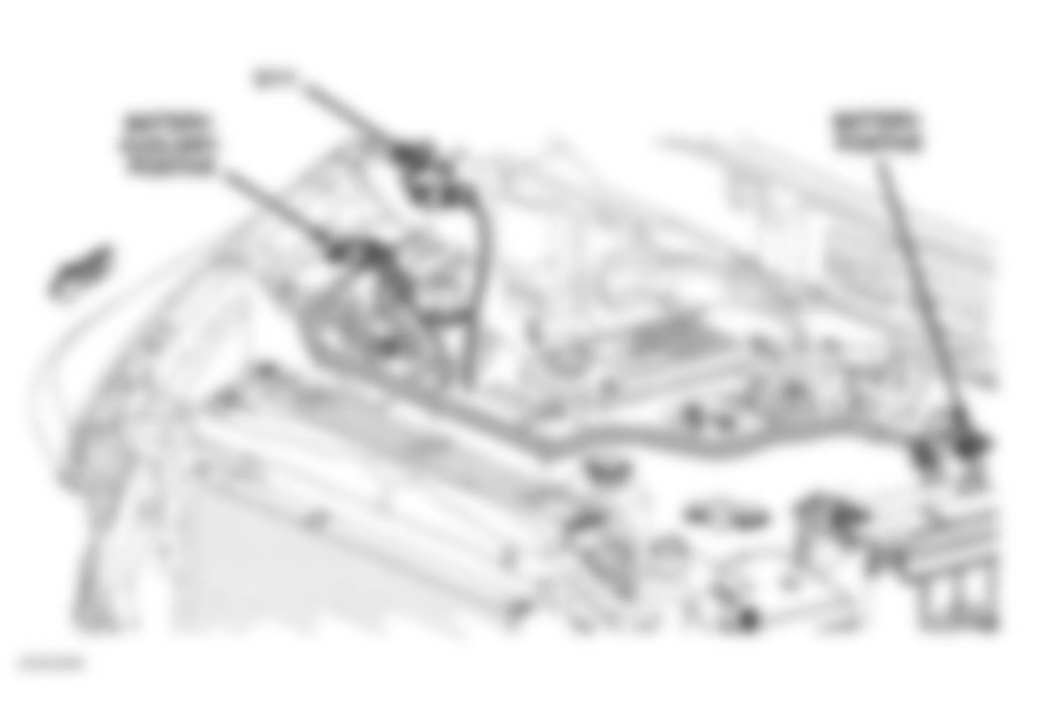 Dodge Pickup R2500 2009 - Component Locations -  Right Side Of Engine Compartment (Diesel)