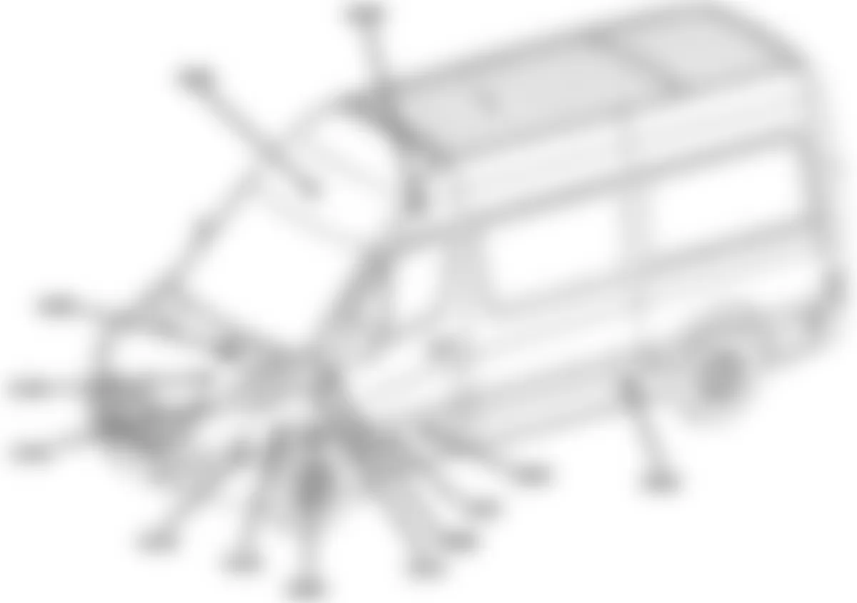 Dodge Sprinter 3500 2009 - Component Locations -  Left Front Of Vehicle