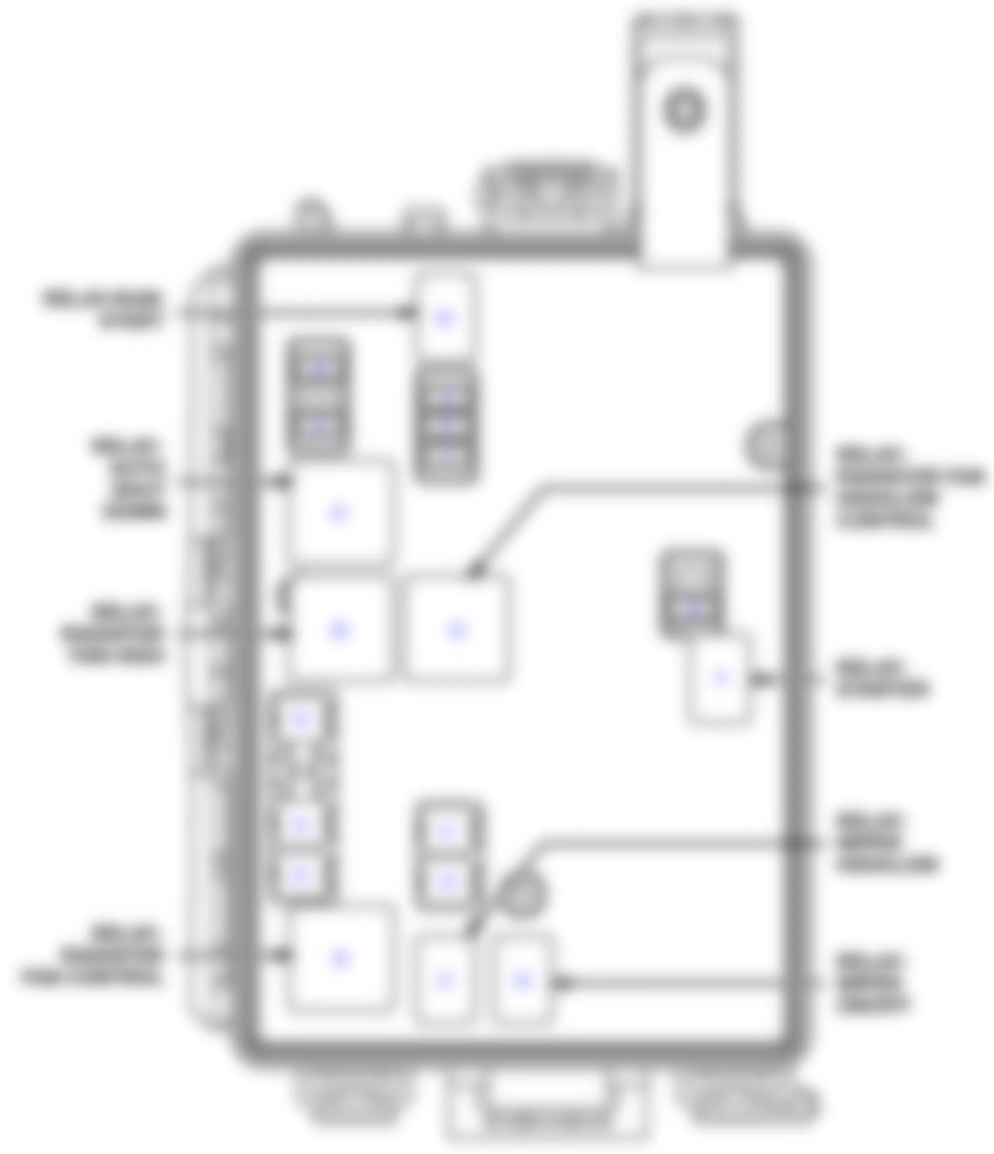 Dodge Challenger R/T 2010 - Component Locations -  Totally Integrated Power Module