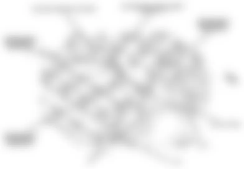 Dodge Charger SXT 2010 - Component Locations -  Top Of Engine (5.7L)