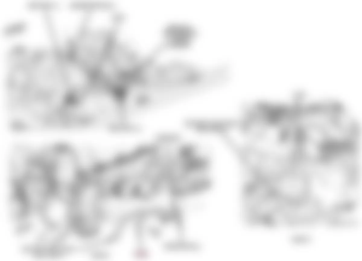 Dodge Dakota 2010 - Component Locations -  Left Front & Side Of Engine