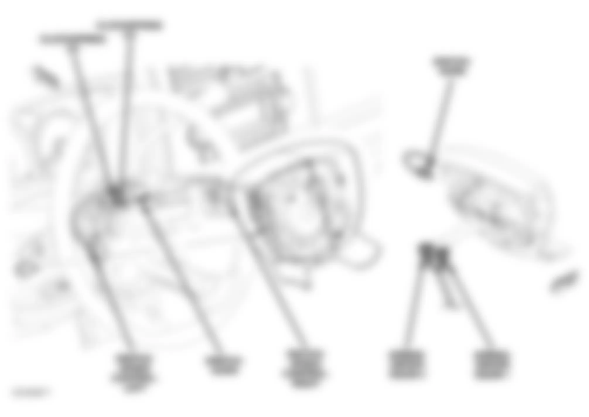 Dodge Dakota 2010 - Component Locations -  Steering Wheel