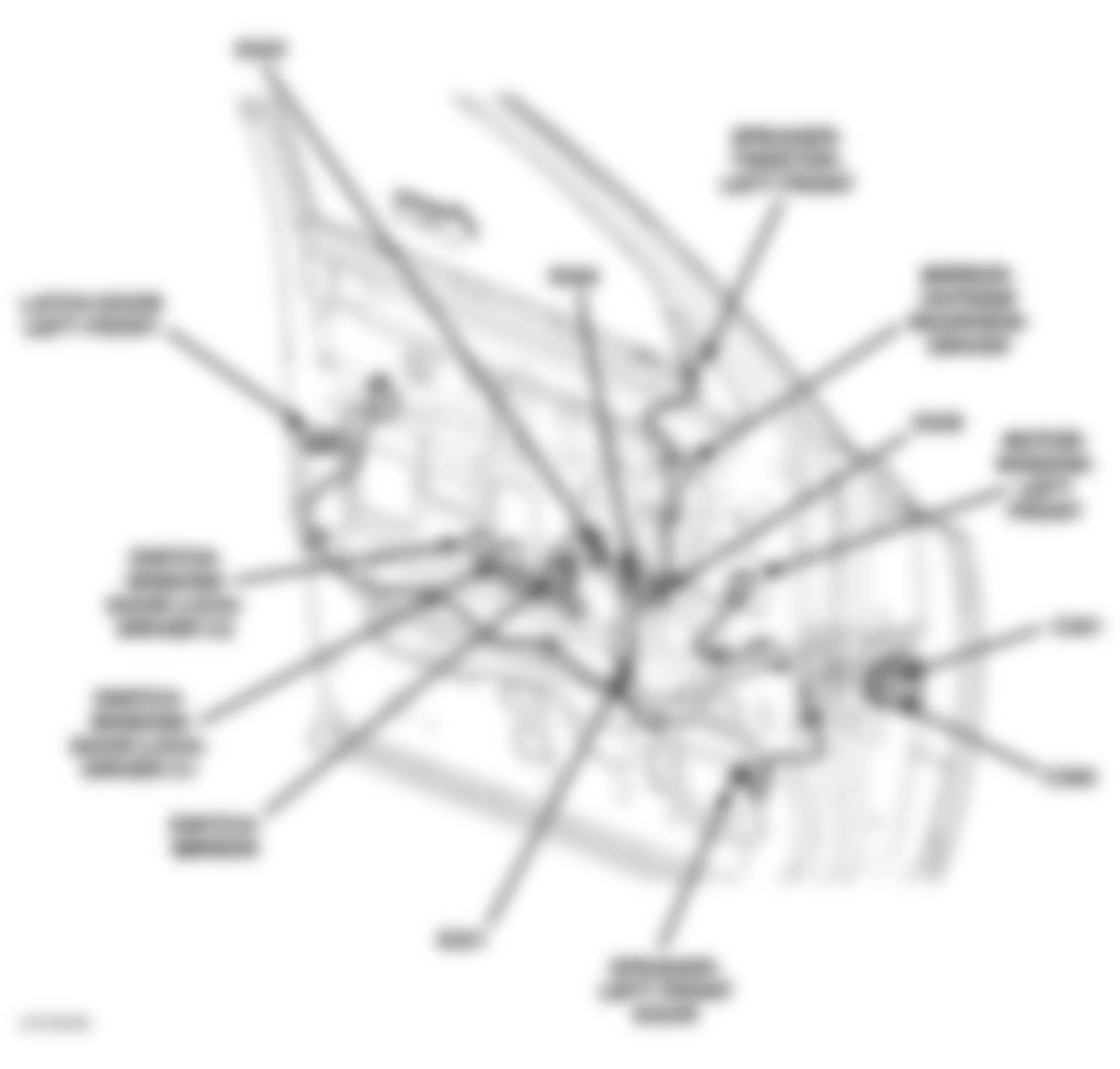 Dodge Dakota 2010 - Component Locations -  Left Front Door