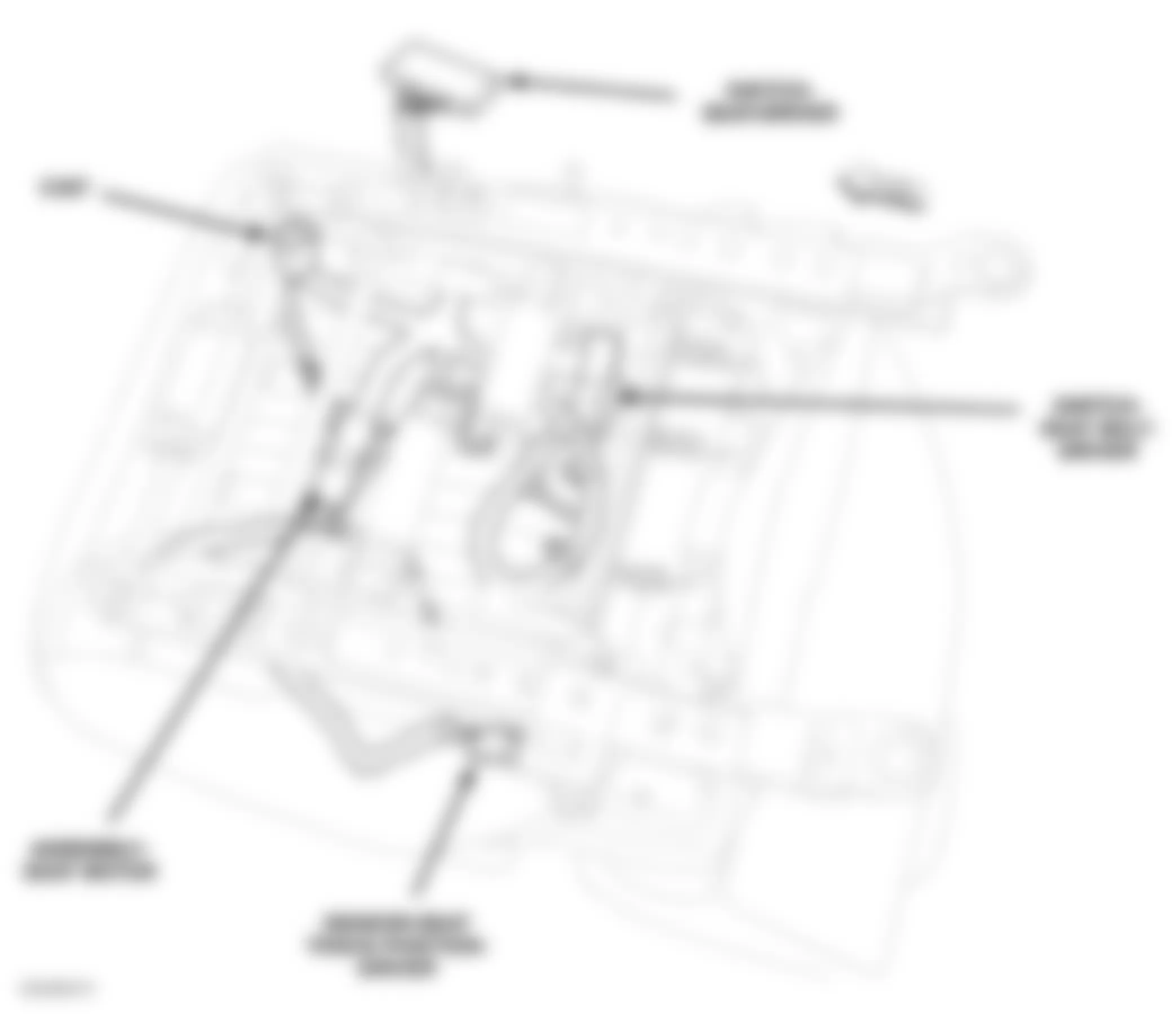 Dodge Dakota 2010 - Component Locations -  Drivers Seat