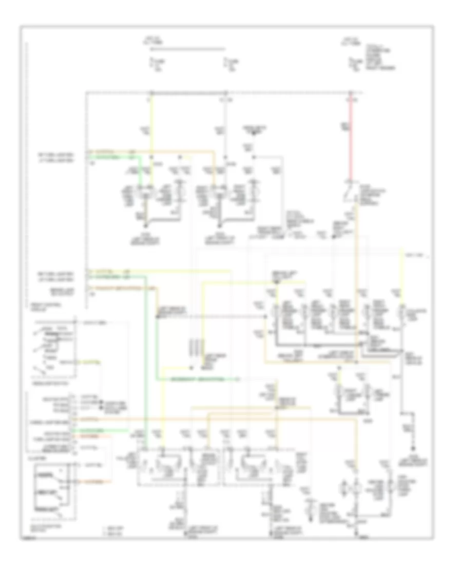 Exterior Lamps Wiring Diagram (1 of 2) for Dodge Cab  Chassis R3500 2006