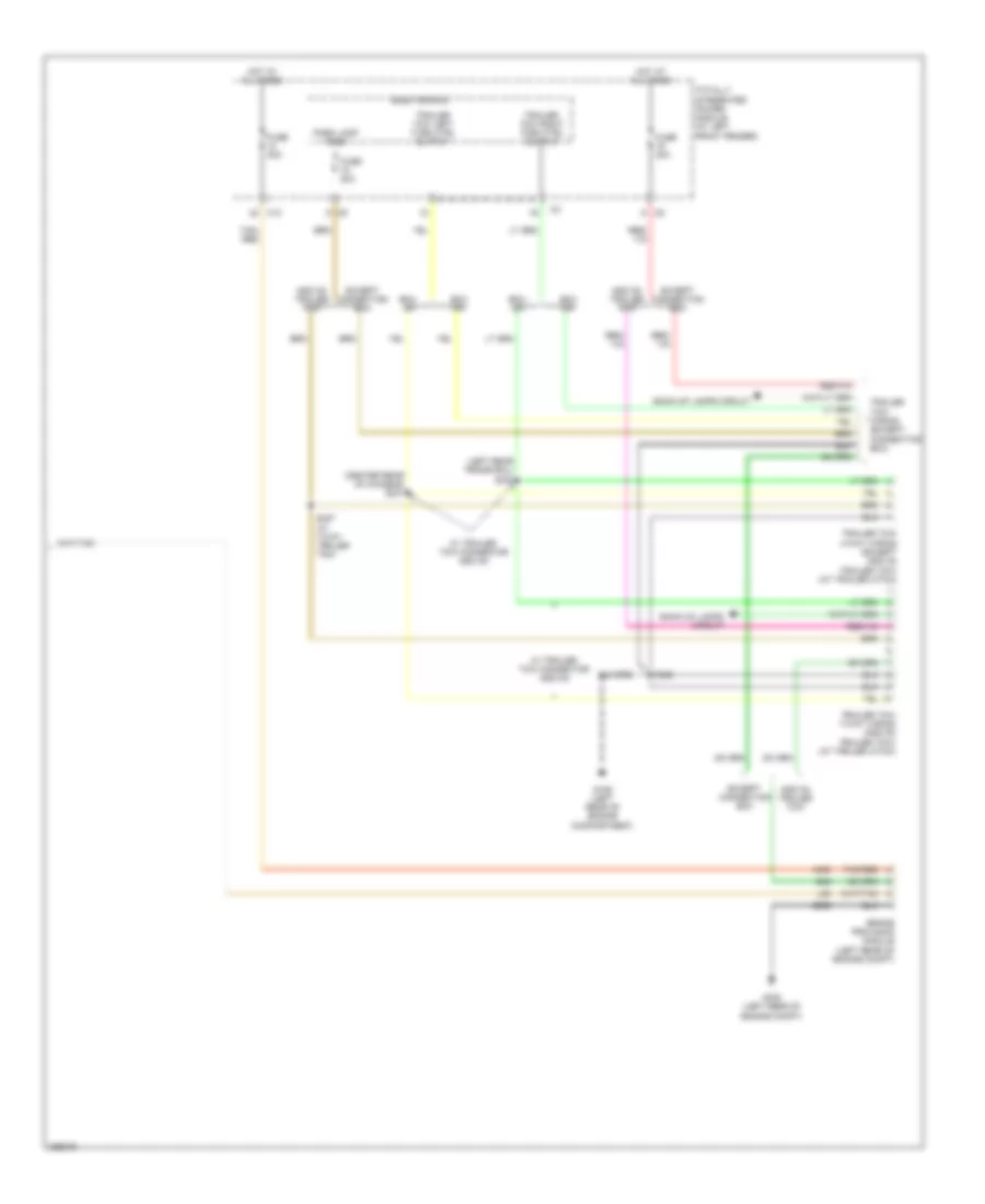 Exterior Lamps Wiring Diagram 2 of 2 for Dodge Cab  Chassis R2006 3500