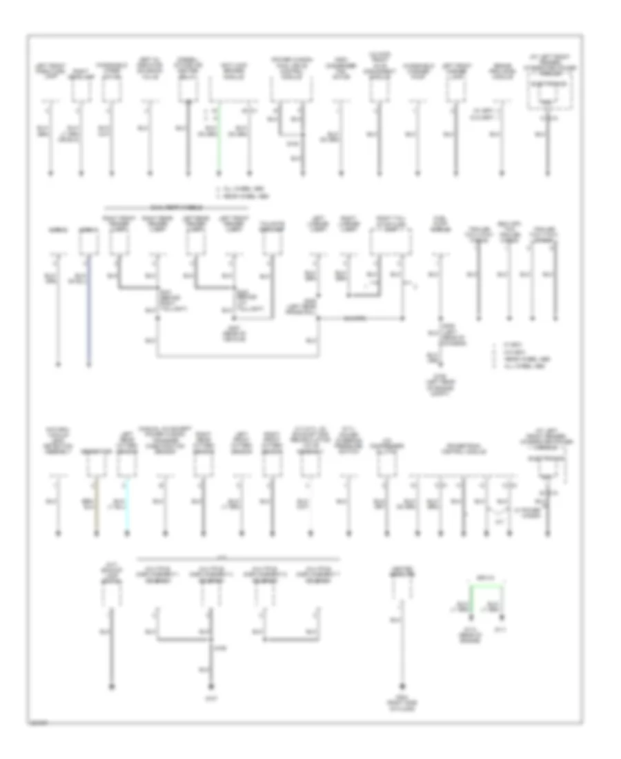 Ground Distribution Wiring Diagram 2 of 3 for Dodge Cab  Chassis R2006 3500