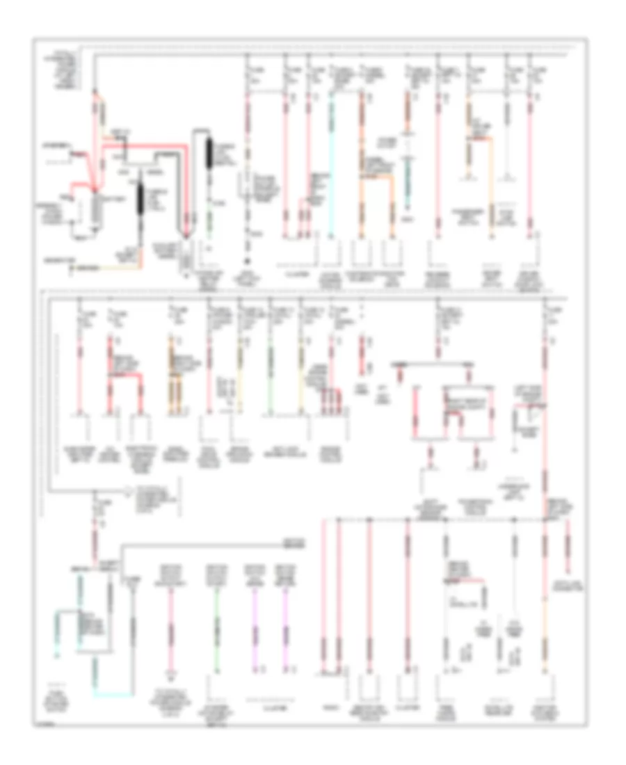 Power Distribution Wiring Diagram 1 of 2 for Dodge Cab  Chassis R2006 3500