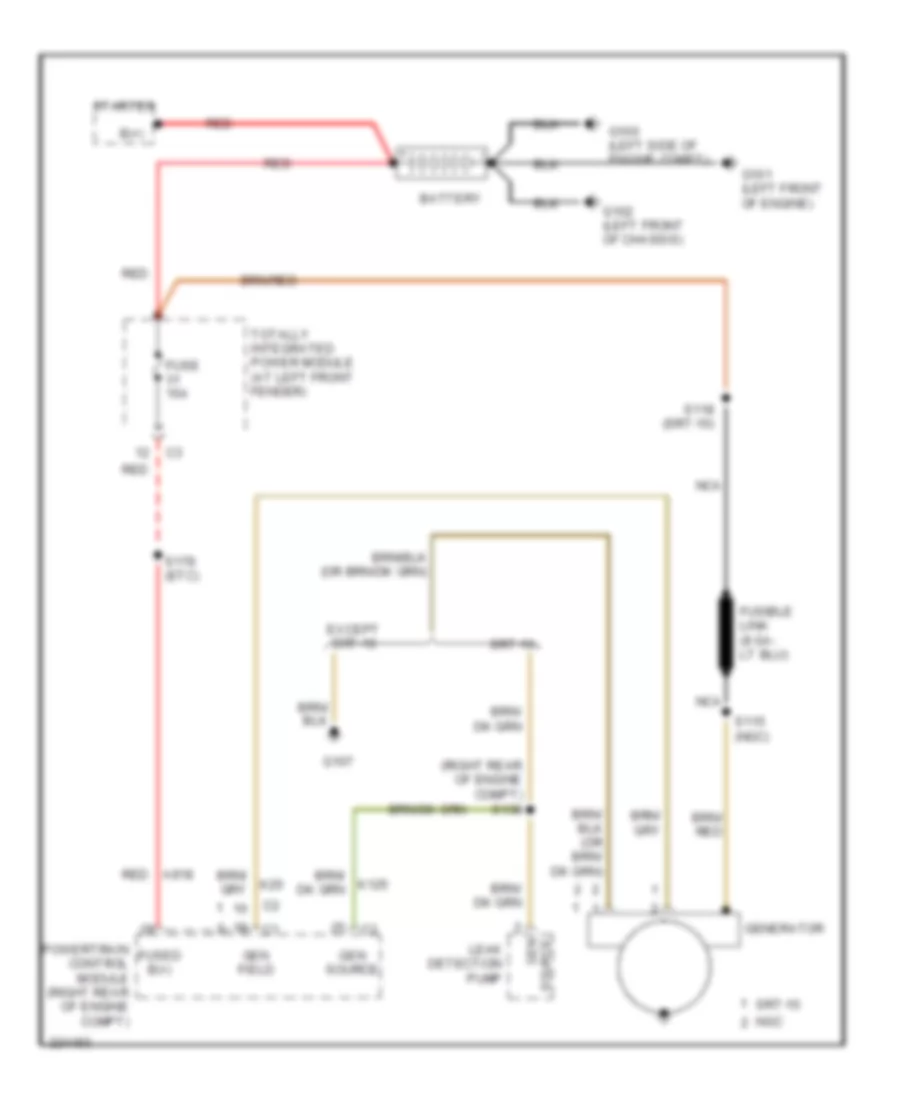 5 7L Charging Wiring Diagram for Dodge Cab  Chassis R2006 3500