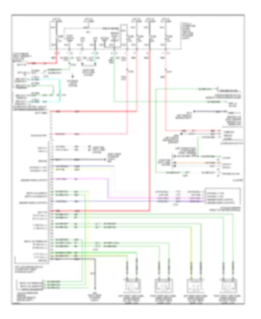 Anti-lock Brakes Wiring Diagram for Dodge Avenger SXT 2013