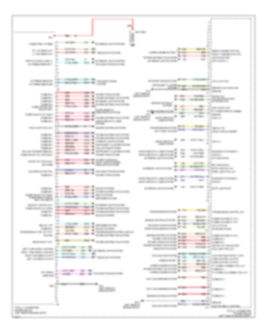 Body Control Modules Wiring Diagram for Dodge Avenger SXT 2013