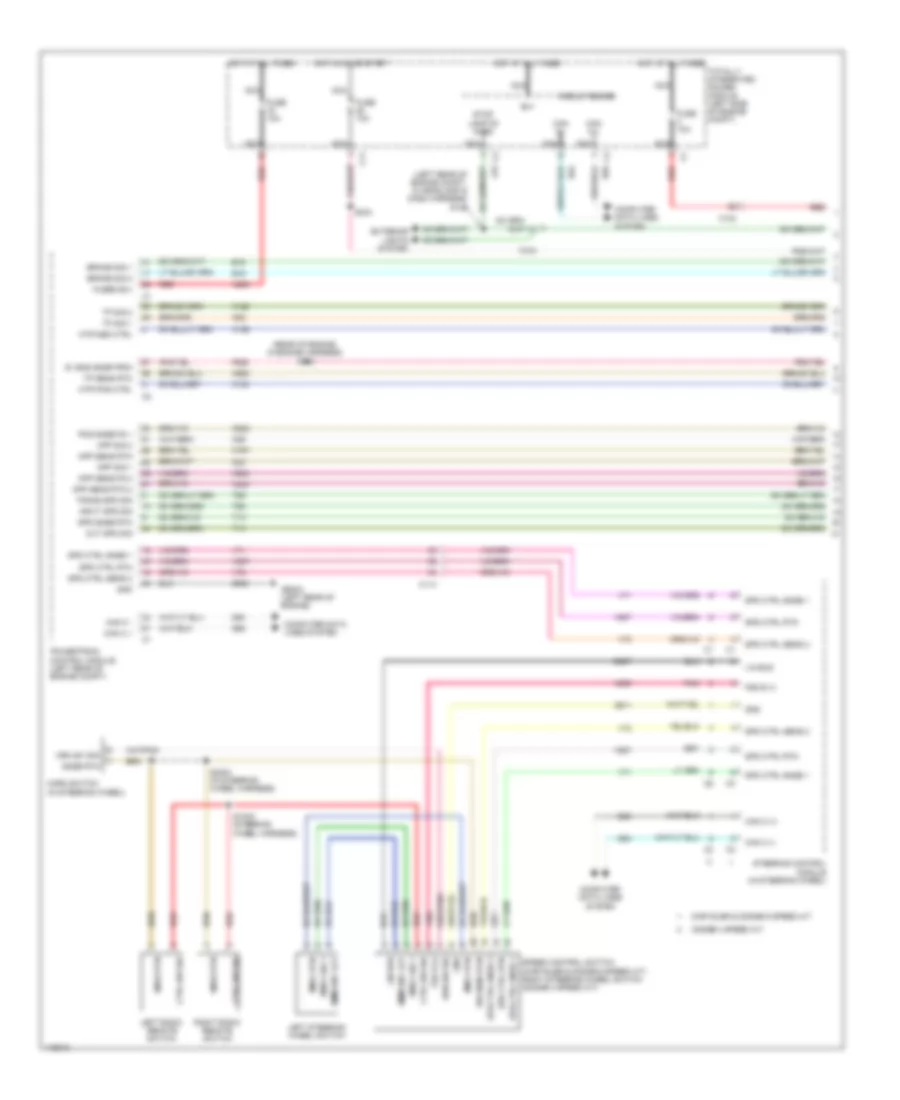 2.4L, Cruise Control Wiring Diagram (1 of 2) for Dodge Avenger SXT 2013