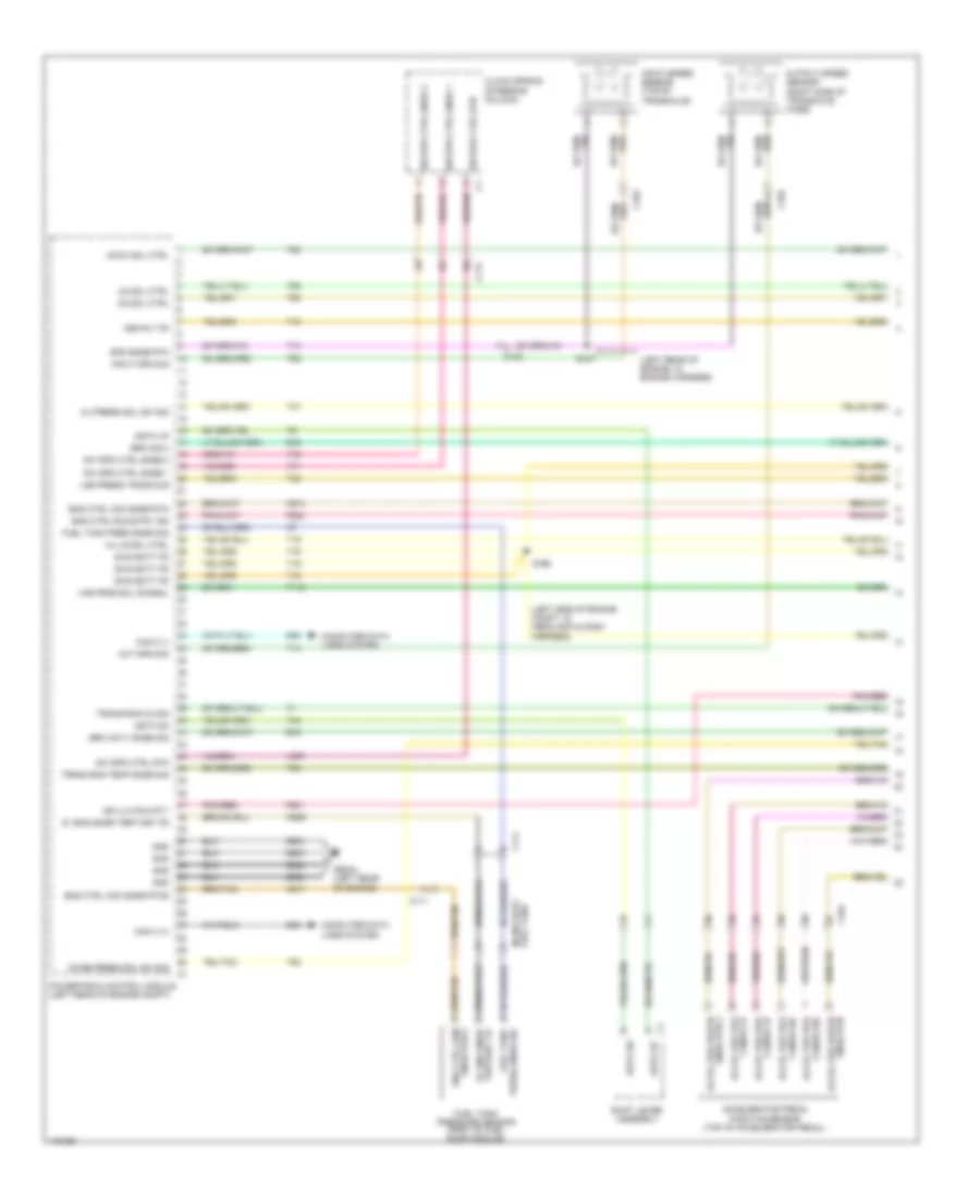 2.4L, Engine Performance Wiring Diagram, 4 Speed AT (1 of 6) for Dodge Avenger SXT 2013