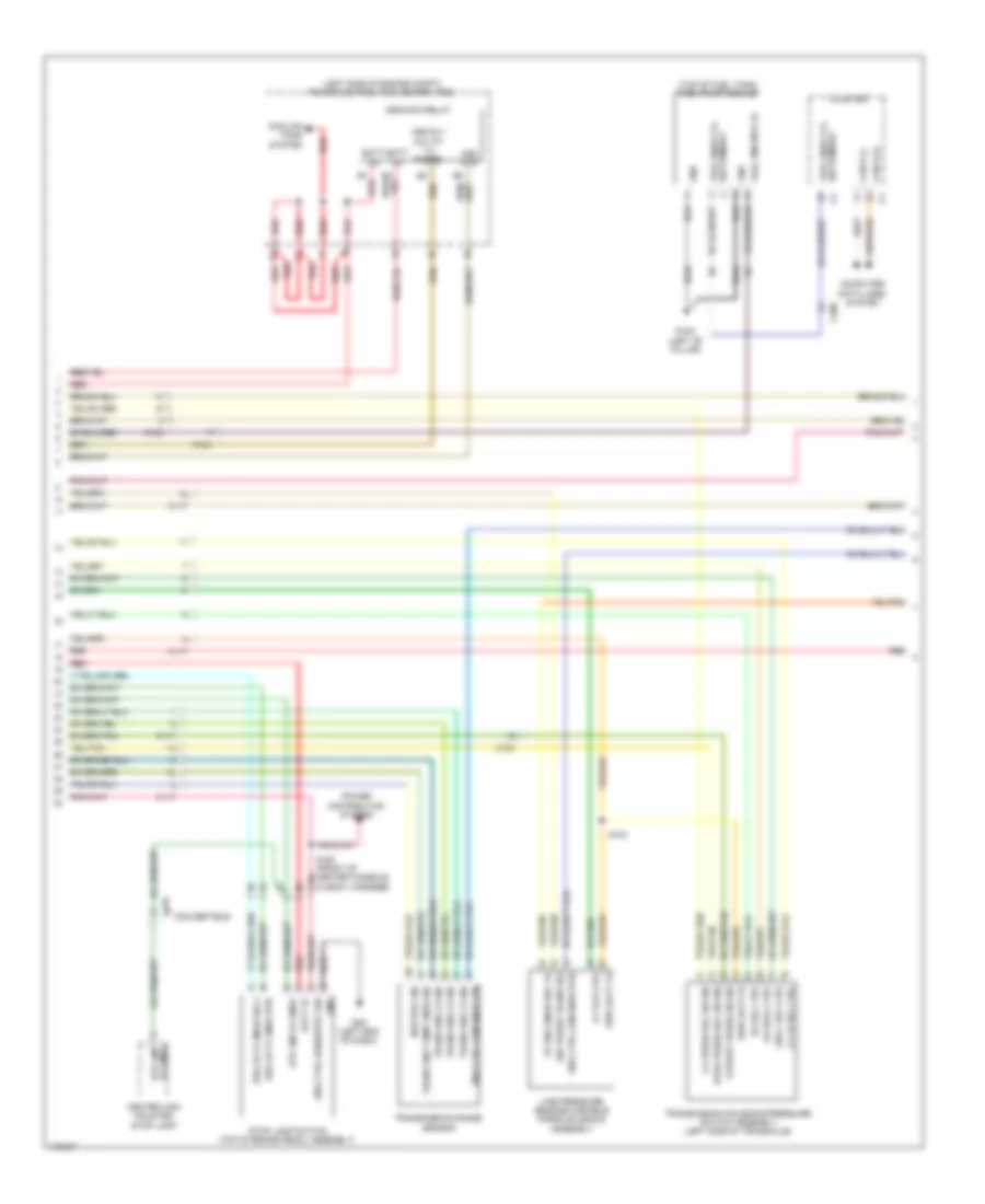 2.4L, Engine Performance Wiring Diagram, 4 Speed AT (3 of 6) for Dodge Avenger SXT 2013