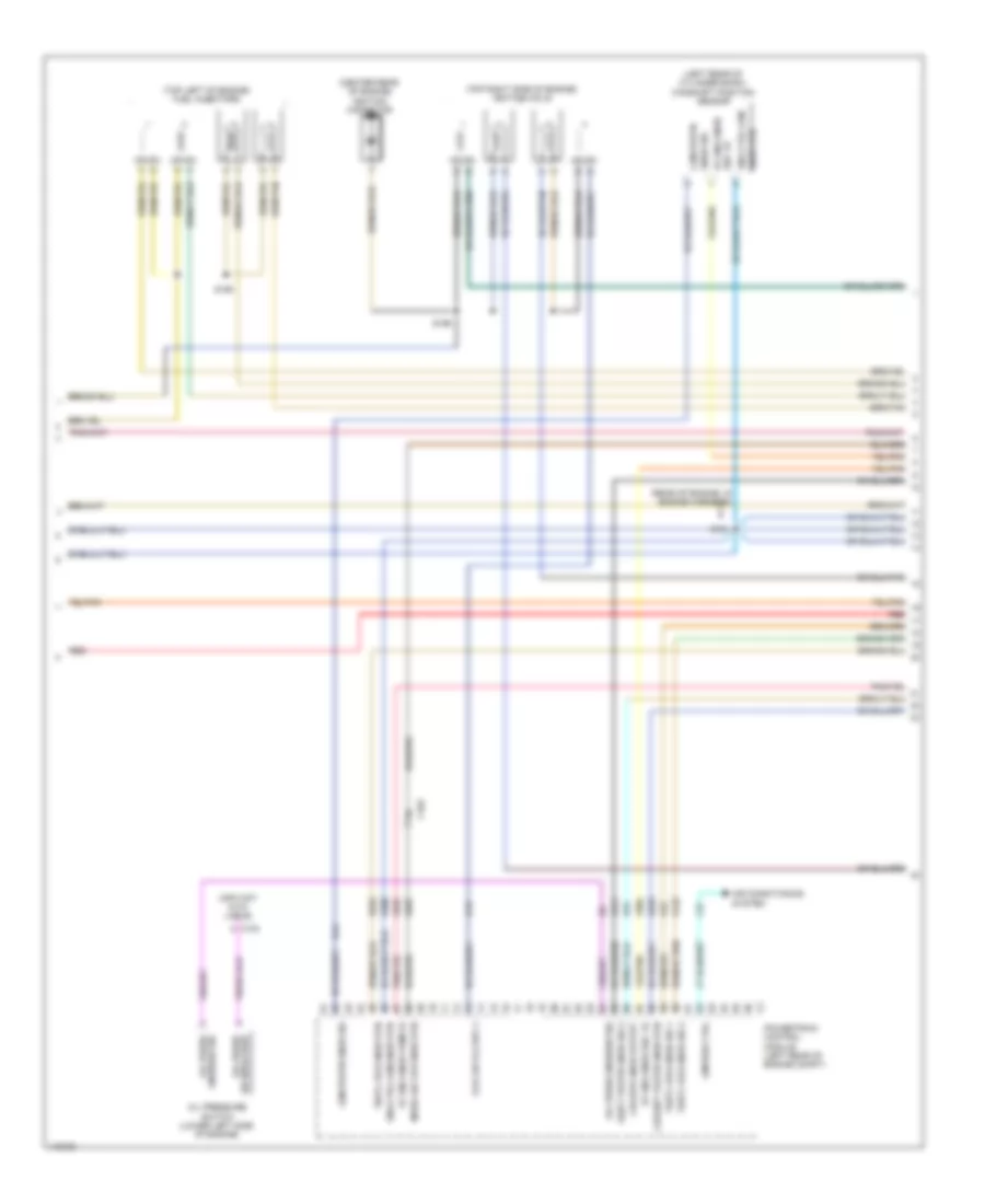 2.4L, Engine Performance Wiring Diagram, 4 Speed AT (4 of 6) for Dodge Avenger SXT 2013